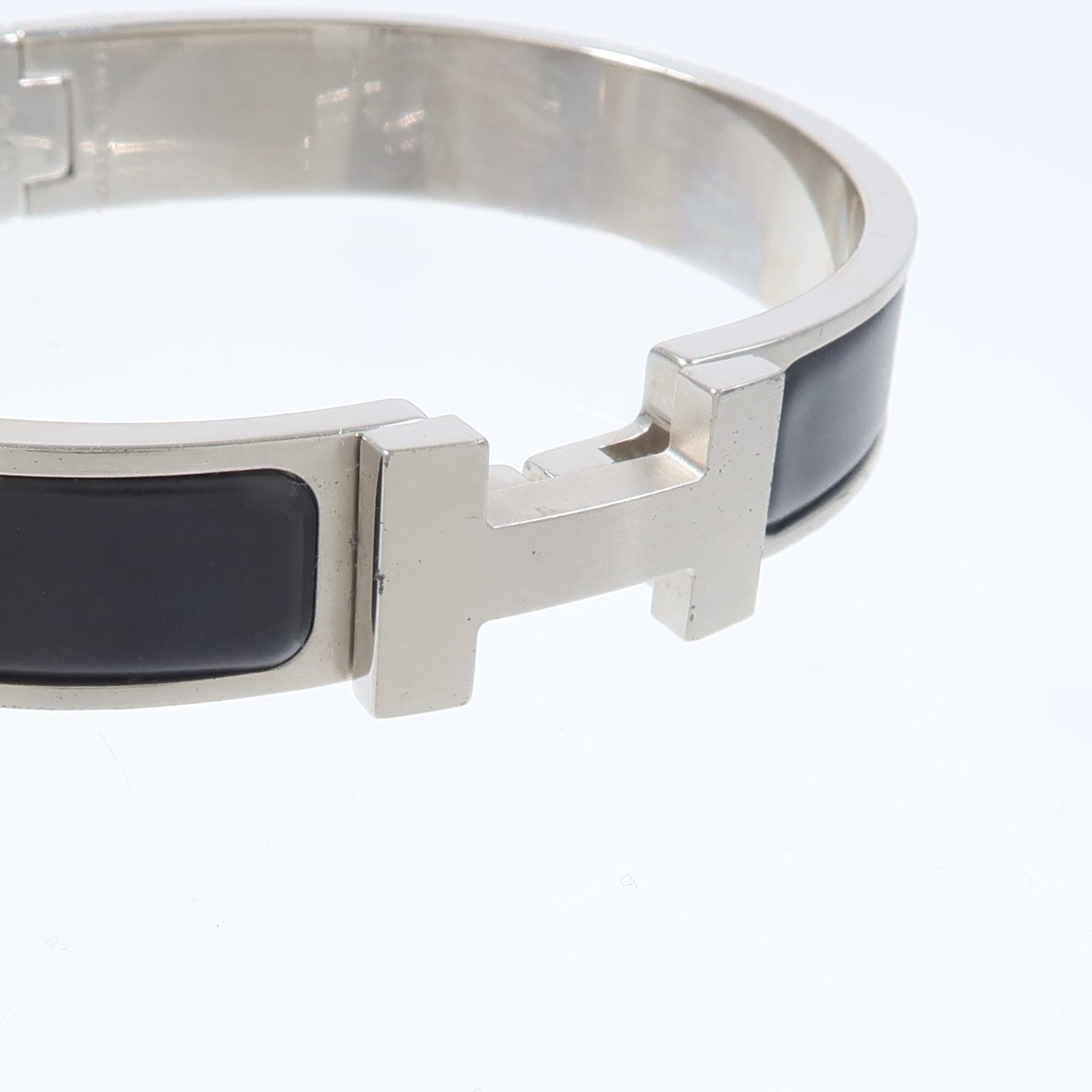HERMES 金屬/琺瑯Clic H Bracelet手鐲