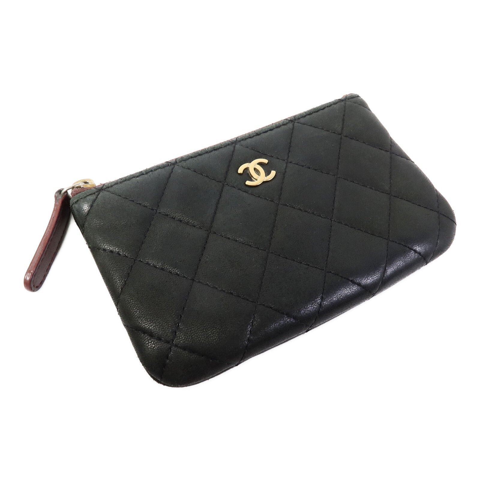 CHANEL 羊皮皮革Pouch Wallet錢包