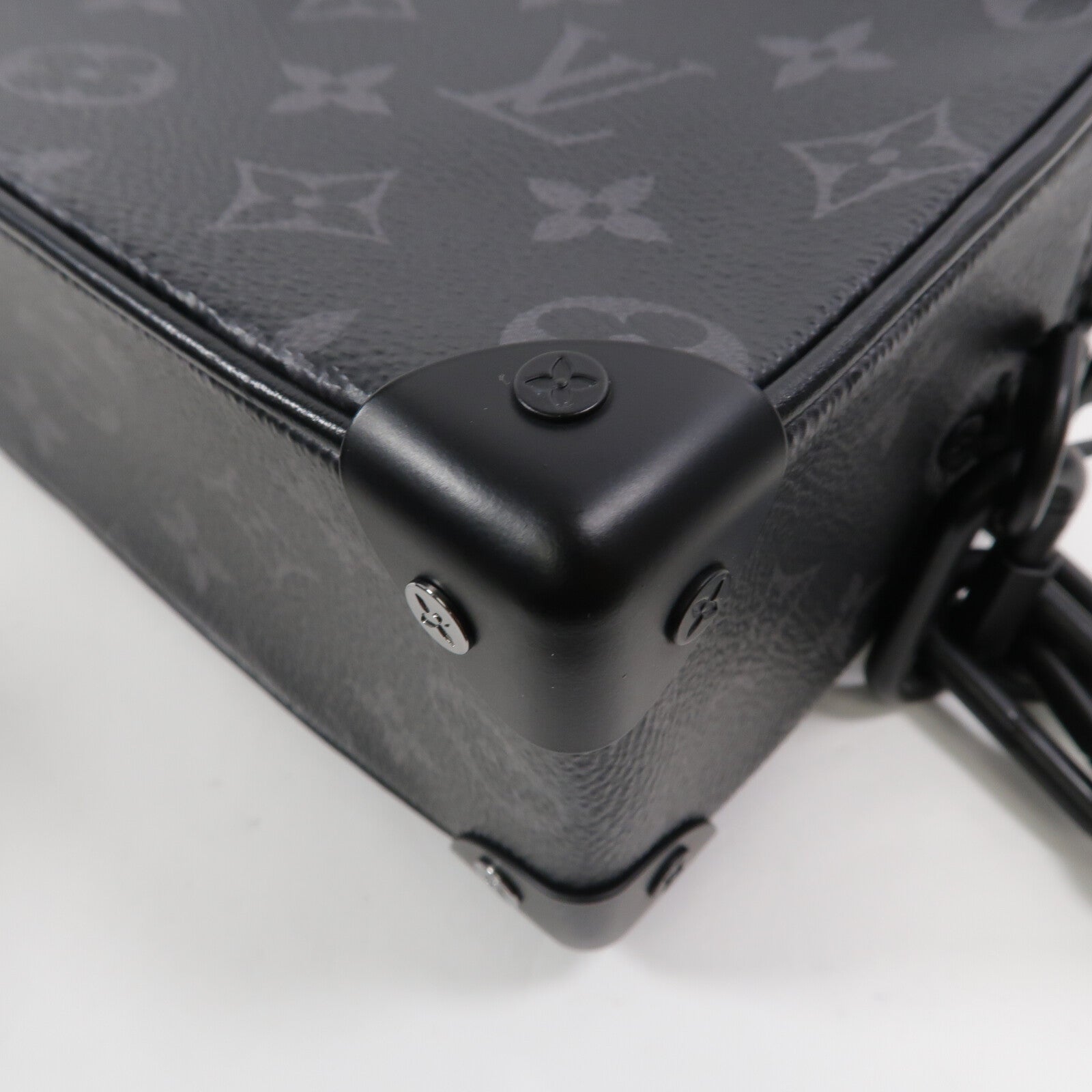 LOUIS VUITTON Monogram Eclipse Mini Soft Trunk肩背袋