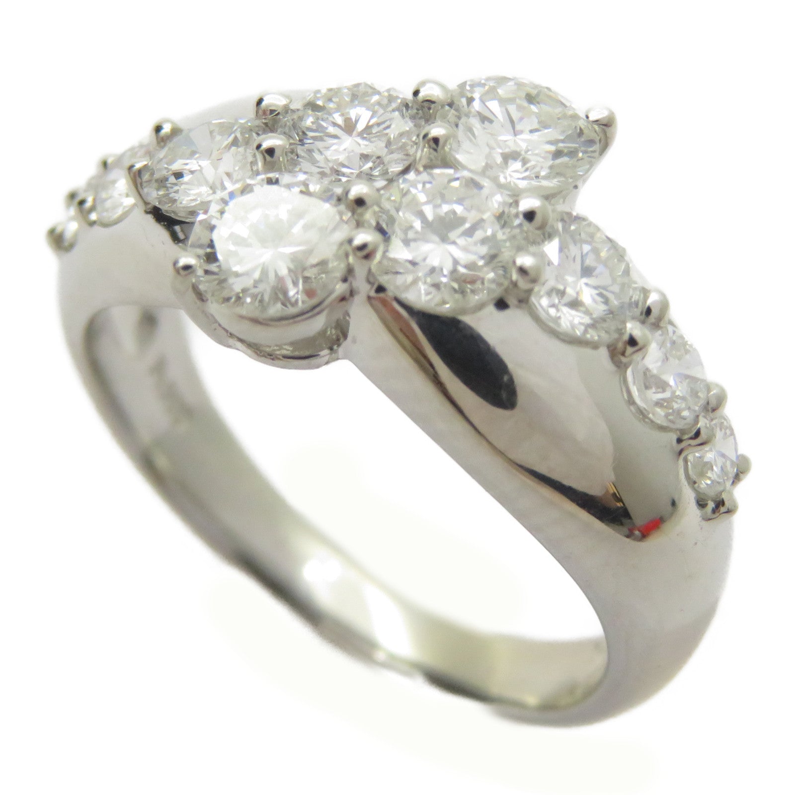 JEWELRY PT900鉑金/1.54ct鑽石Diamond Ring戒指US#6.75