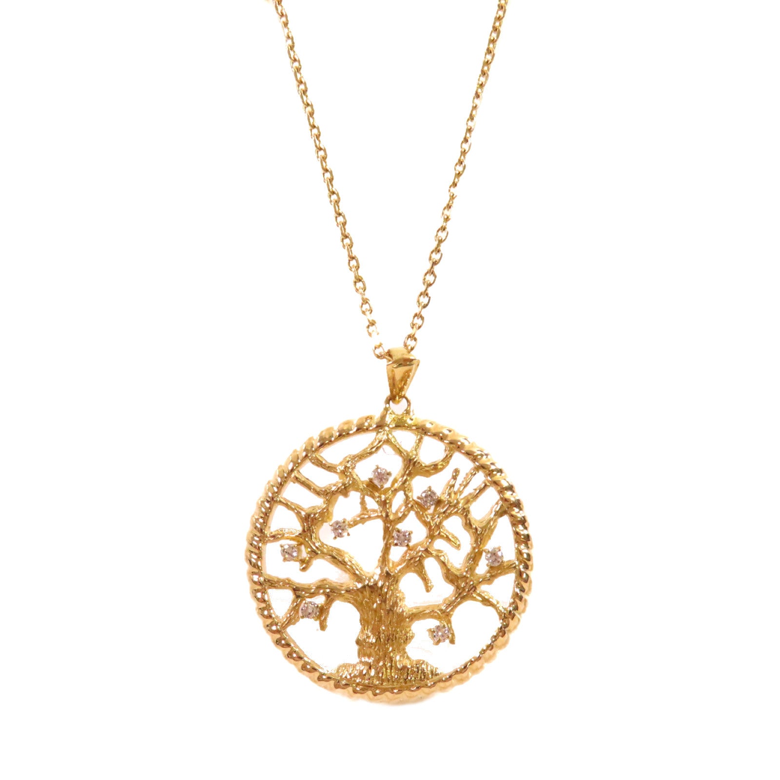 JEWELRY 18K黃金Diamond Necklace鑽石項鍊