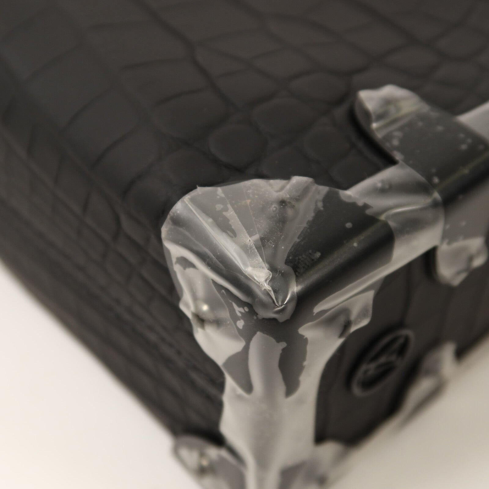 LOUIS VUITTON 鱷魚皮革Side Trunk PM手挽肩背兩用袋
