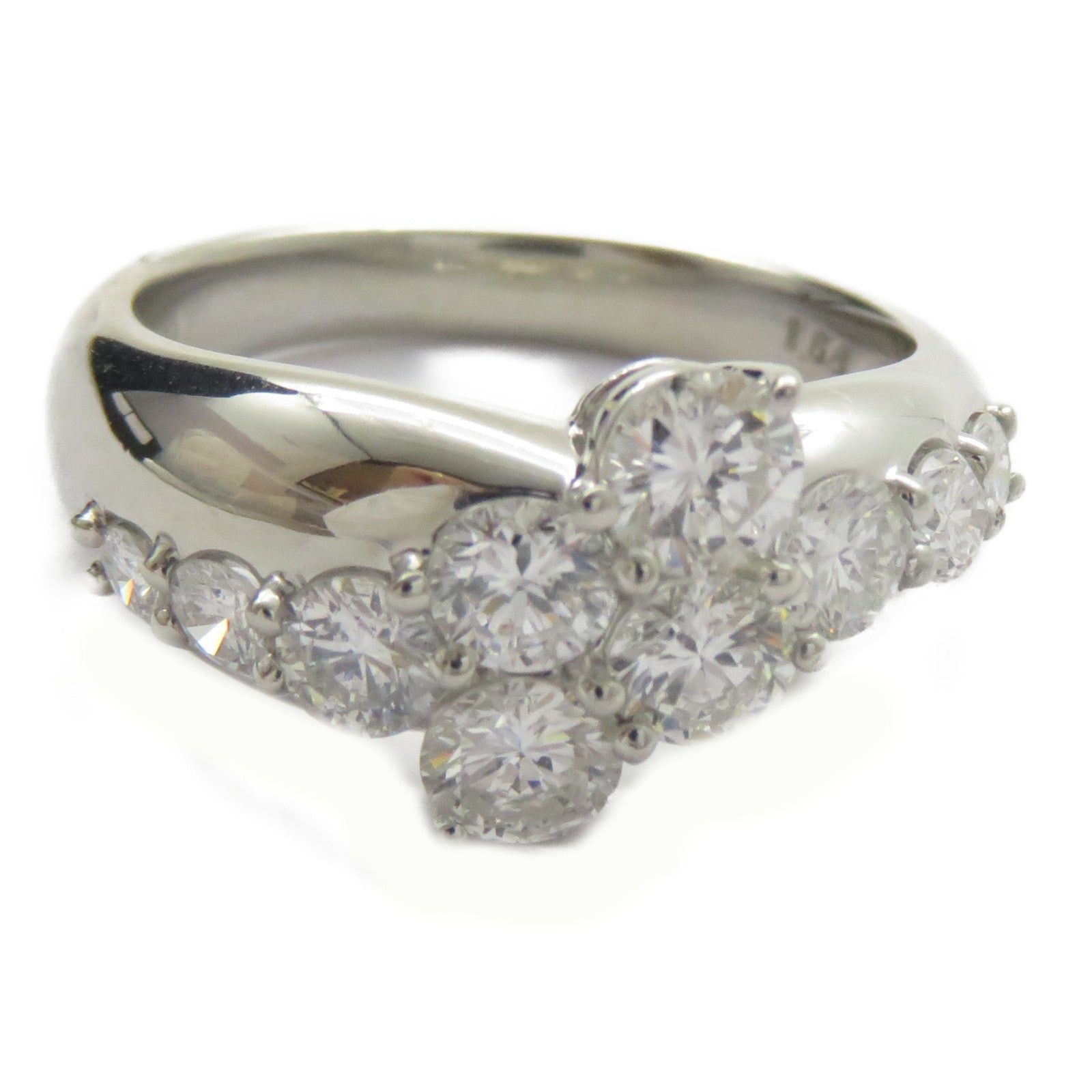 JEWELRY PT900鉑金/1.54ct鑽石Diamond Ring戒指US#6.75
