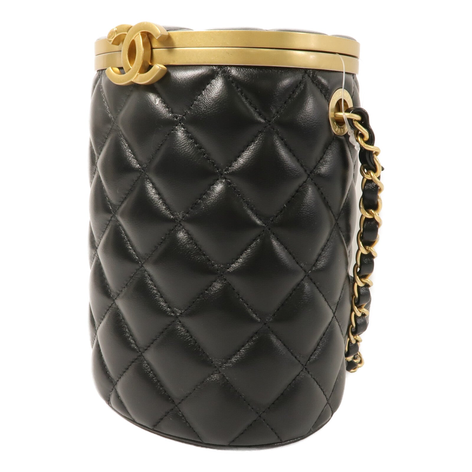 CHANEL 羊皮皮革Vanity Bag鏈帶肩背袋