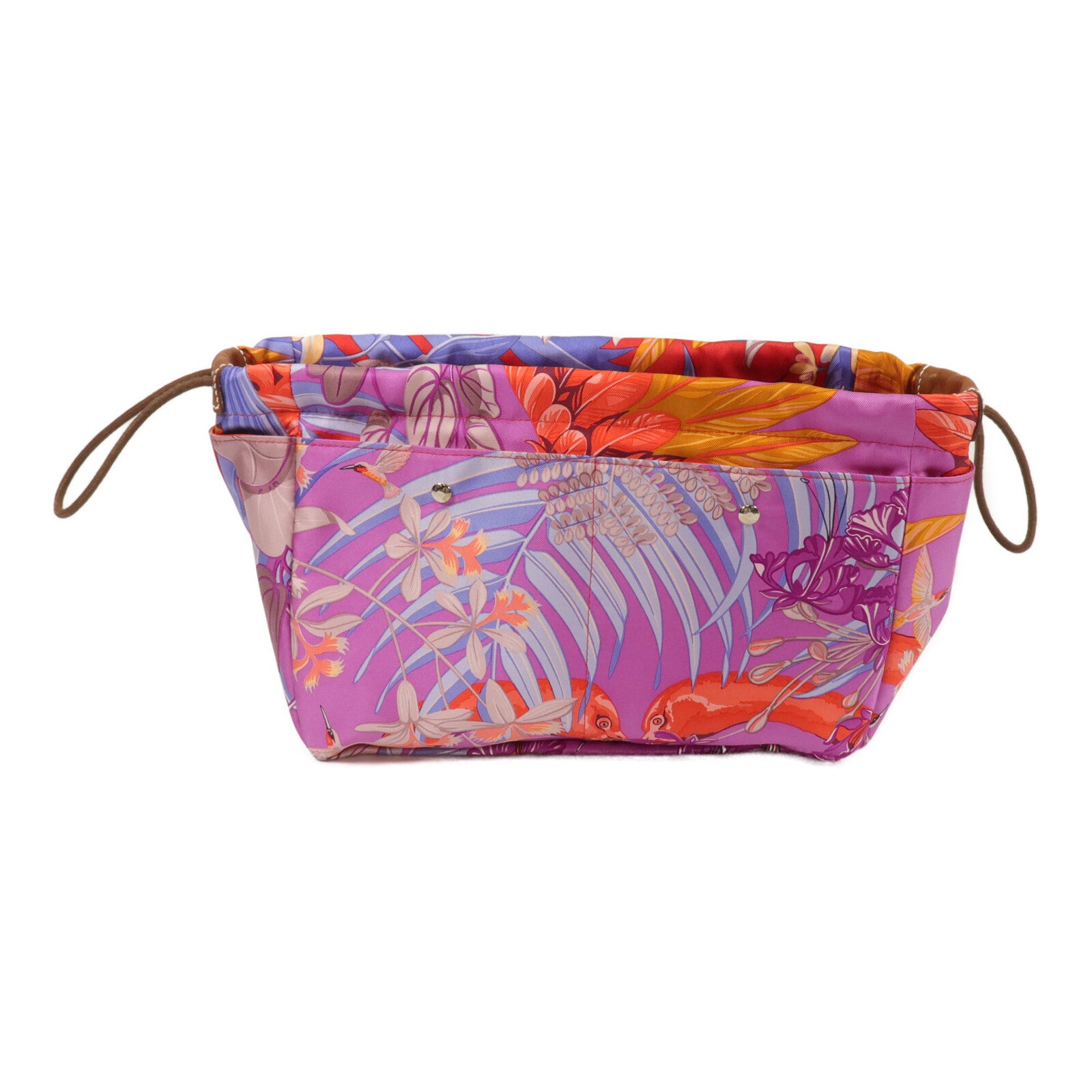 HERMES 絲質Trousse Fourbi手拿包
