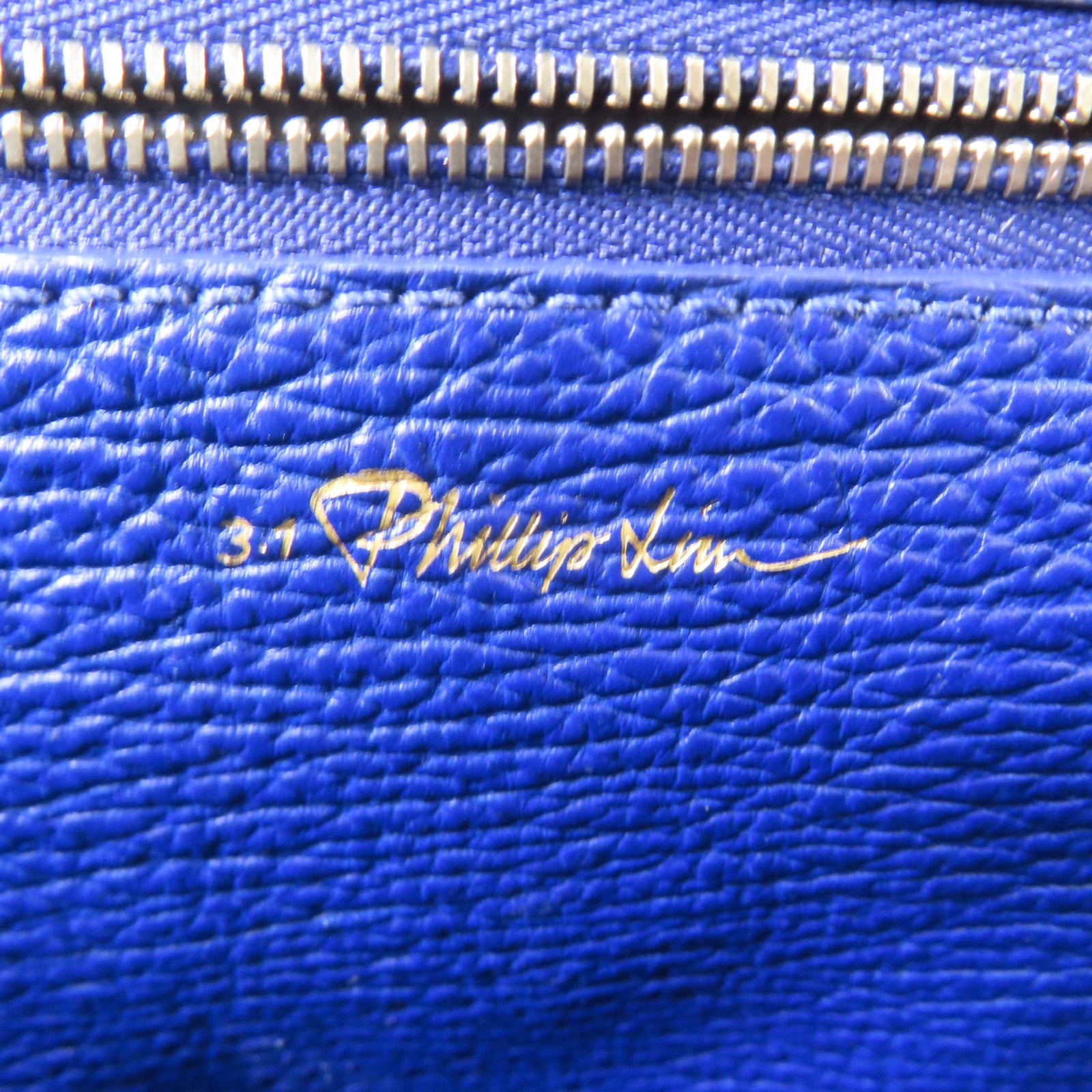 3.1 Phillip Lim 牛皮皮革2 Way Shoulder Bag手挽袋藍色