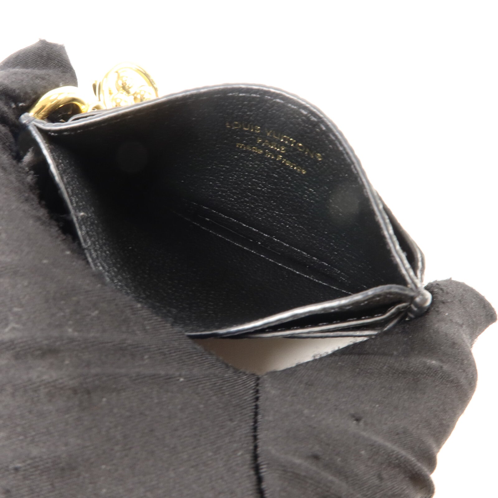 LOUIS VUITTON Monogram Empreinte Charm Card Holder卡片套