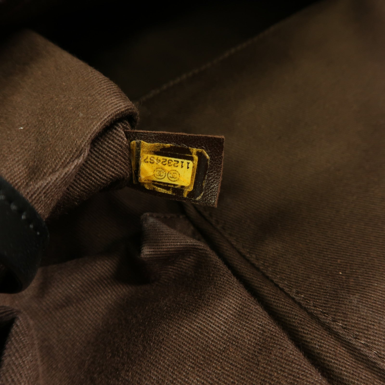 CHANEL 牛皮皮革Handbag銀扣手挽袋