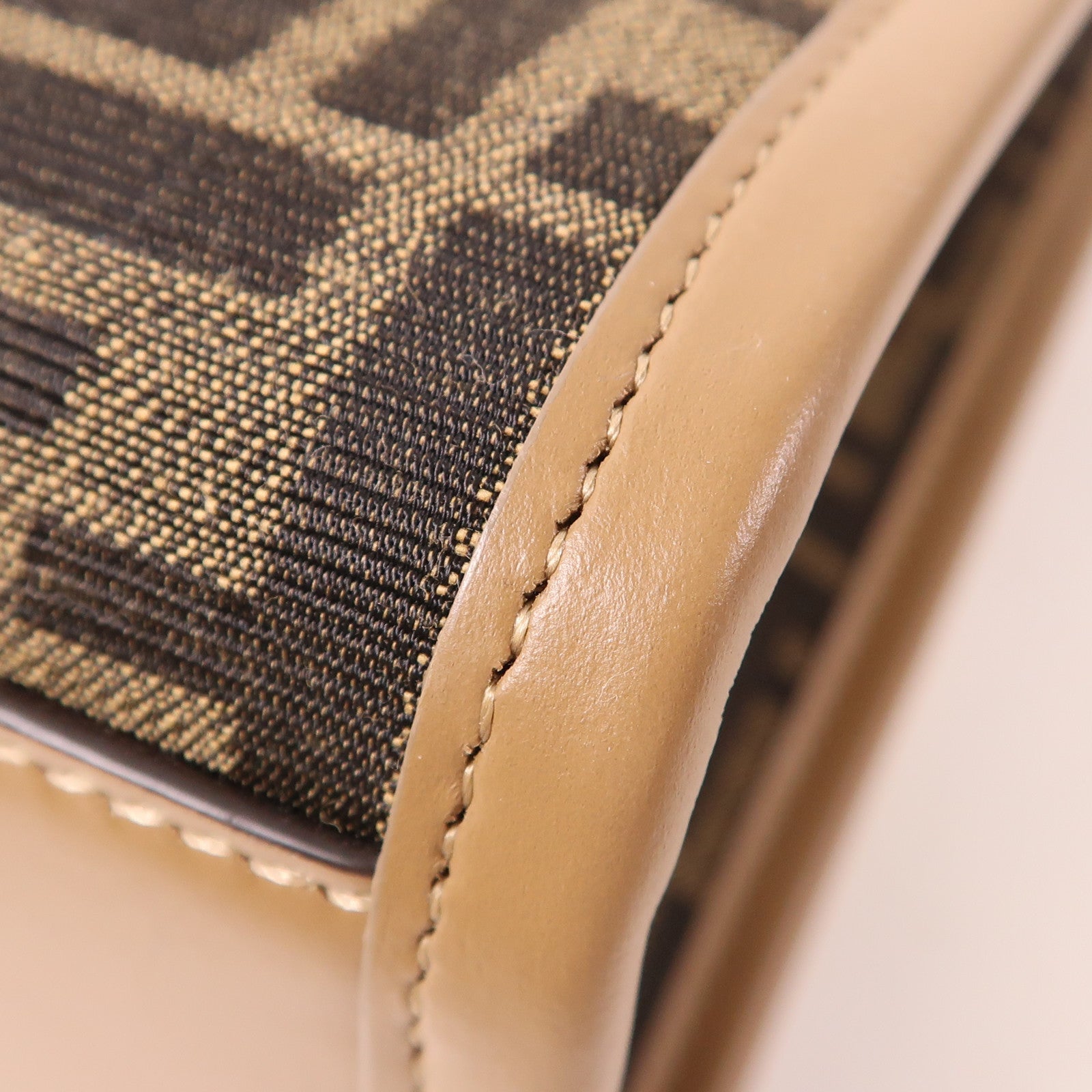 FENDI 帆布Sunshine Small金扣手挽肩背兩用袋