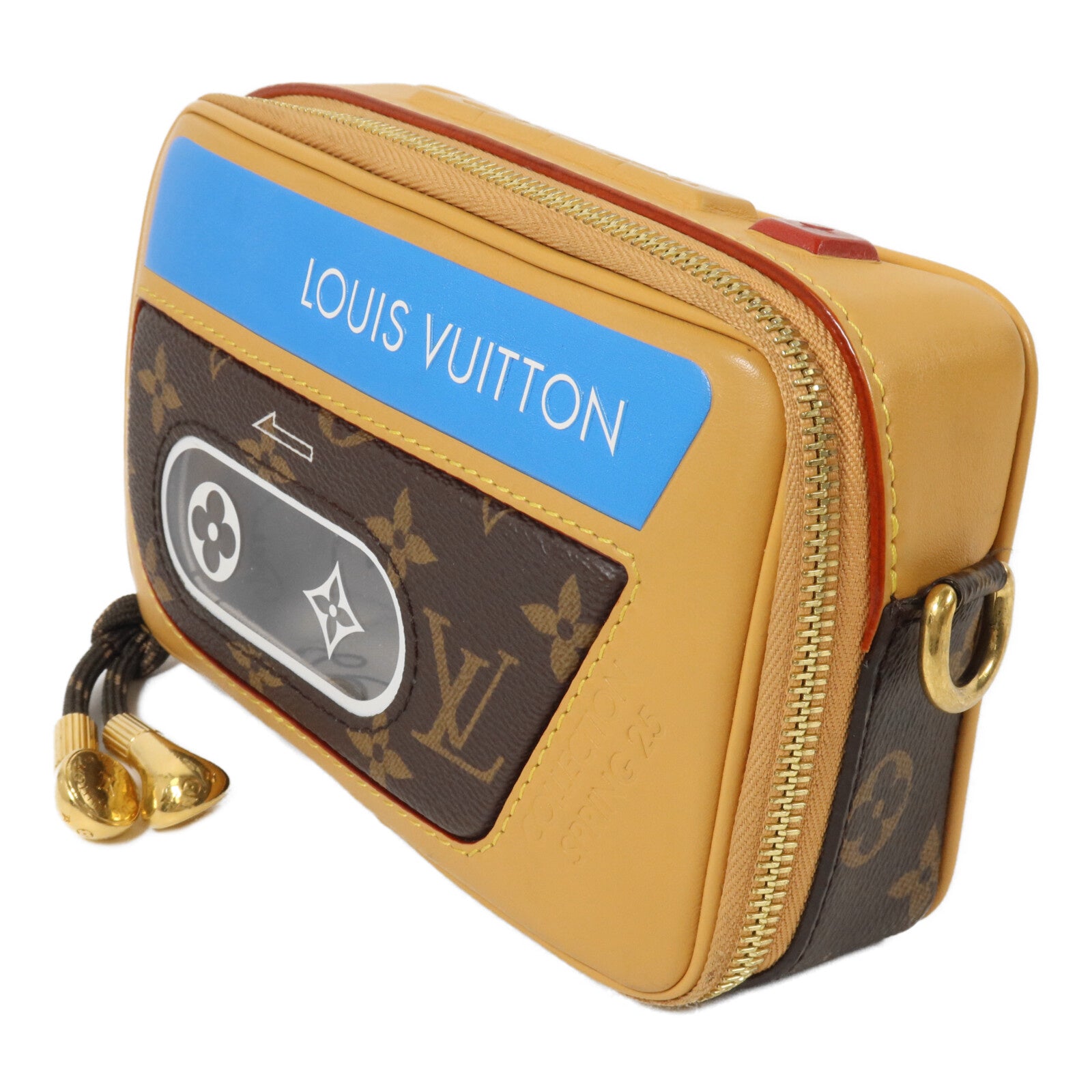 LOUIS VUITTON Monogram/牛皮皮革Baladeur Wearable Wallet肩背袋