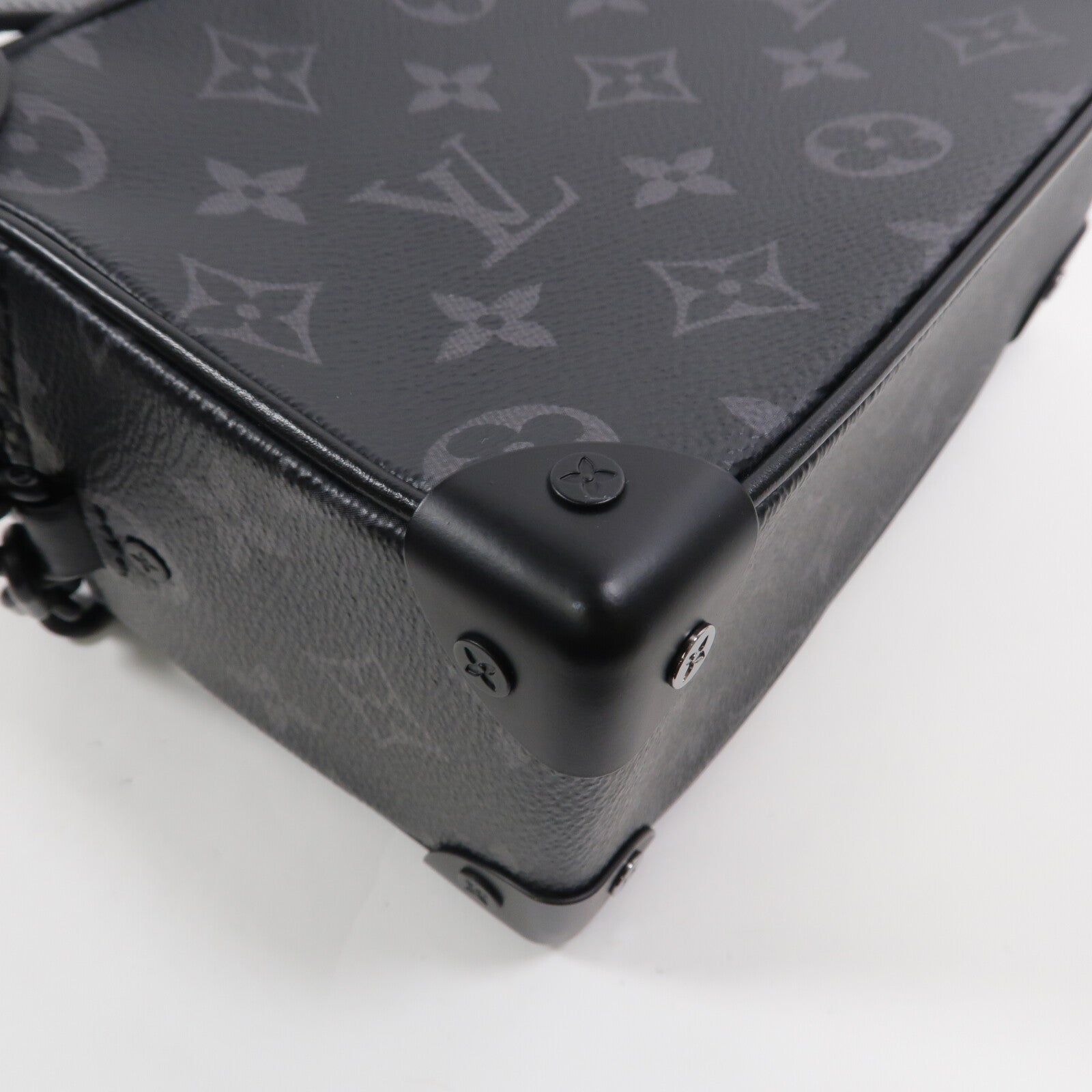 LOUIS VUITTON Monogram Eclipse Mini Soft Trunk肩背袋