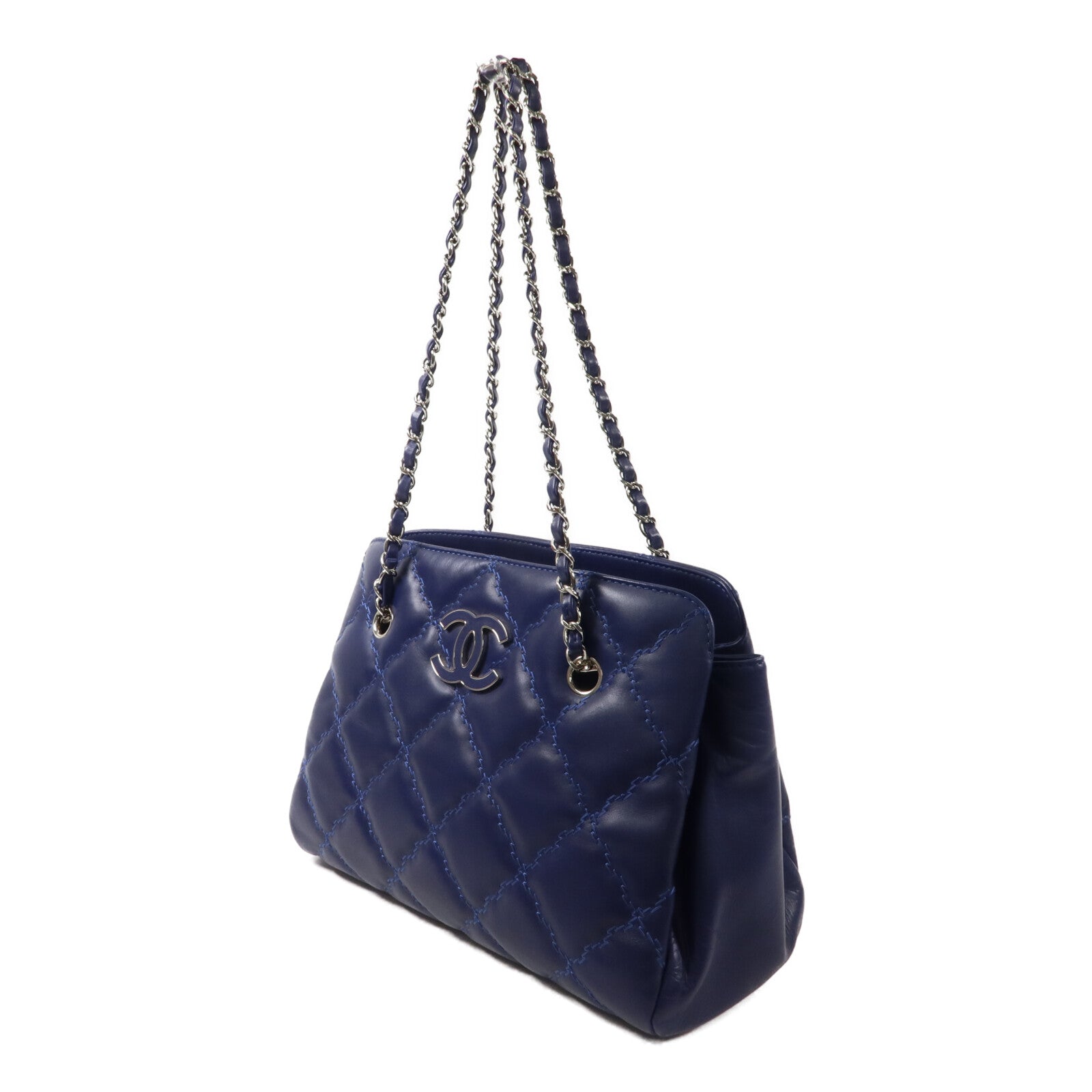 CHANEL 牛皮皮革Shoulder Bag鏈帶肩背袋