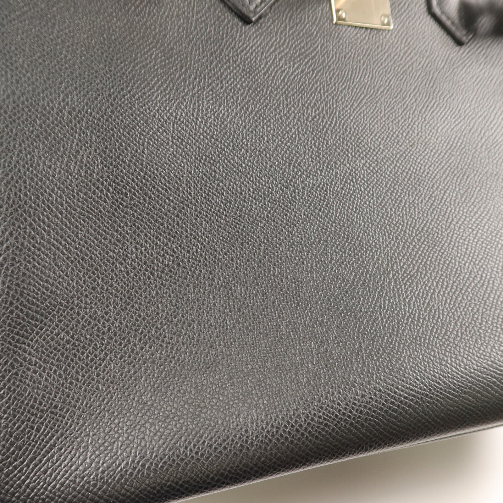 HERMES Epsom皮革Birkin 30手挽袋Noir