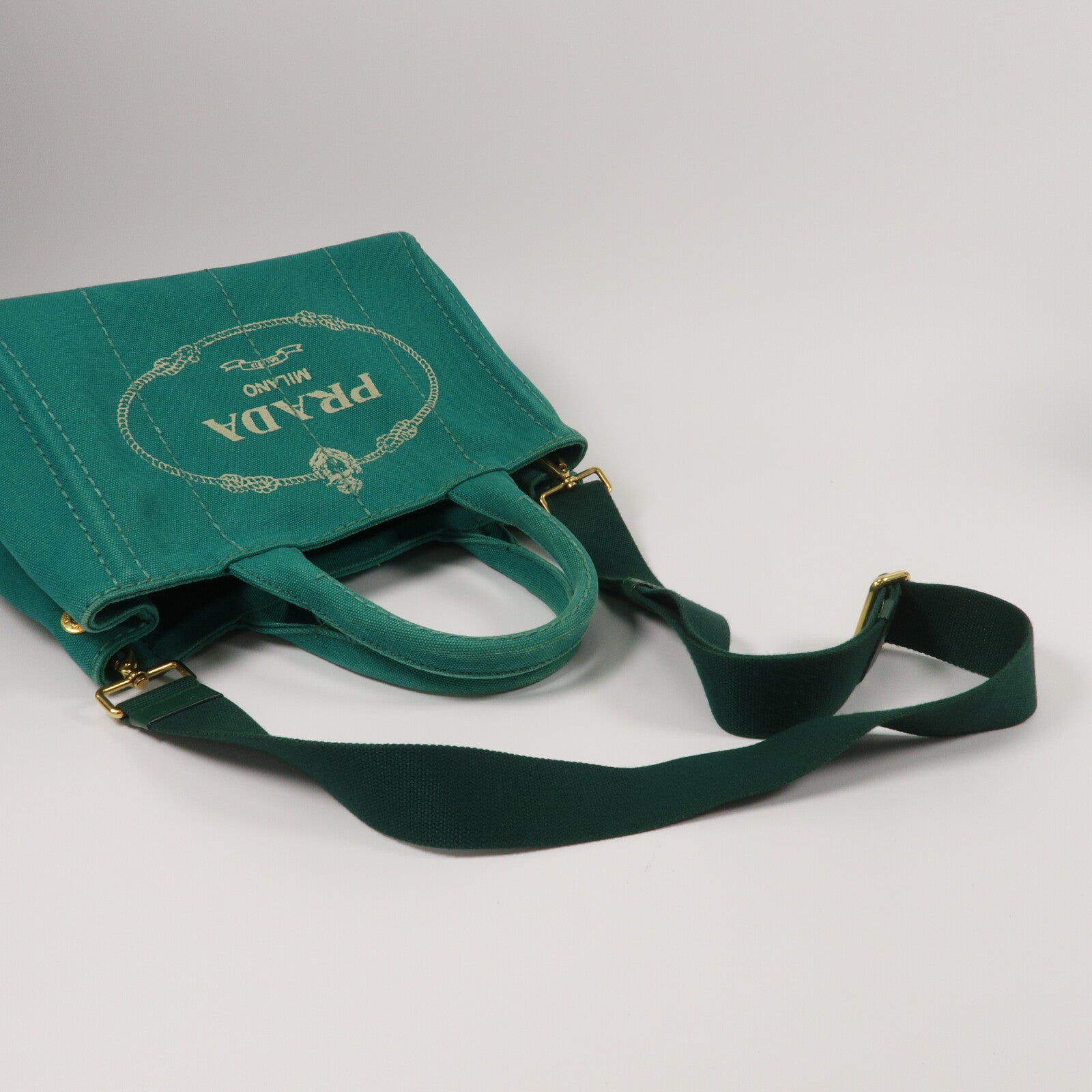 PRADA 帆布2 Way Shoulder手挽肩背兩用袋