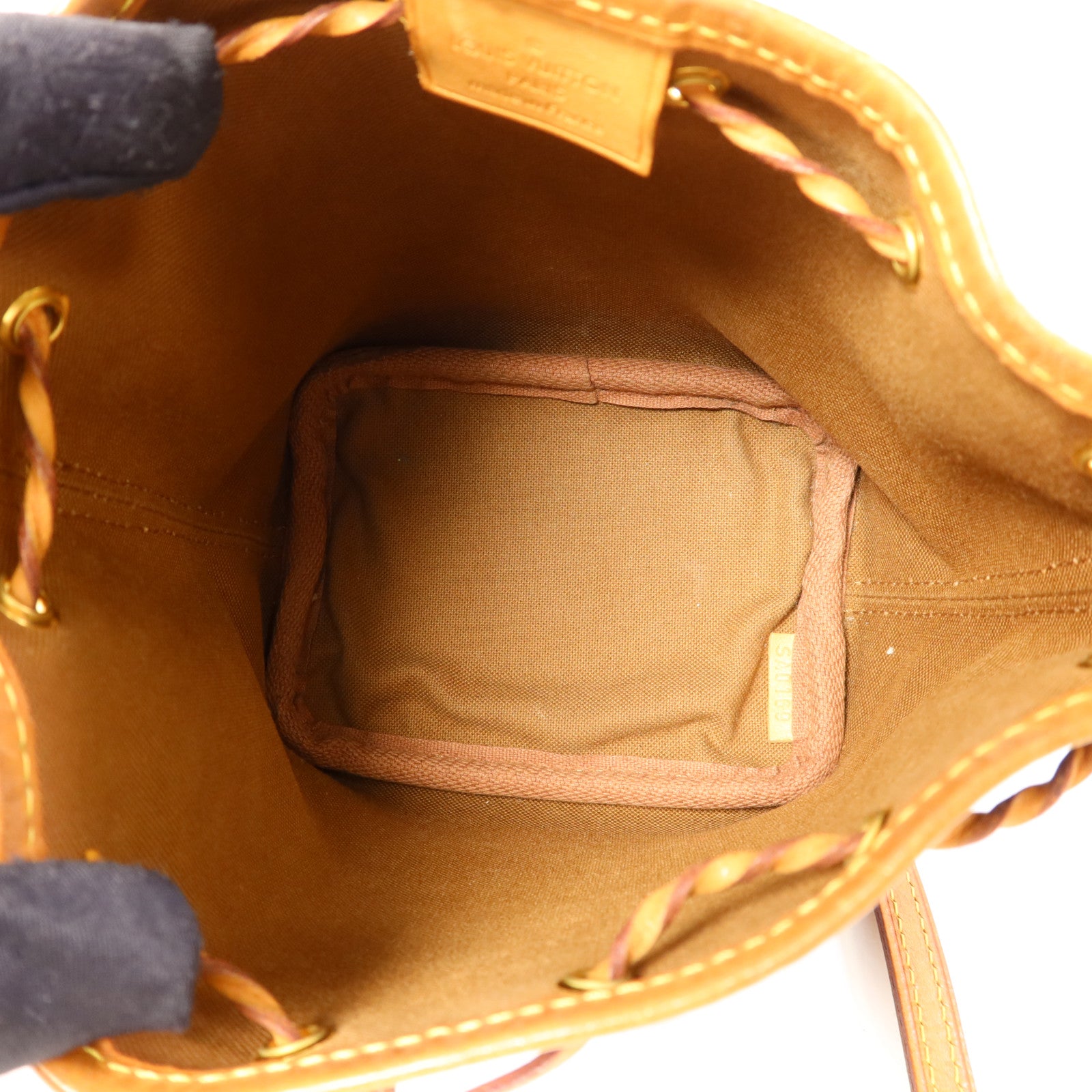 LOUIS VUITTON Monogram Nano Noe金扣肩背袋