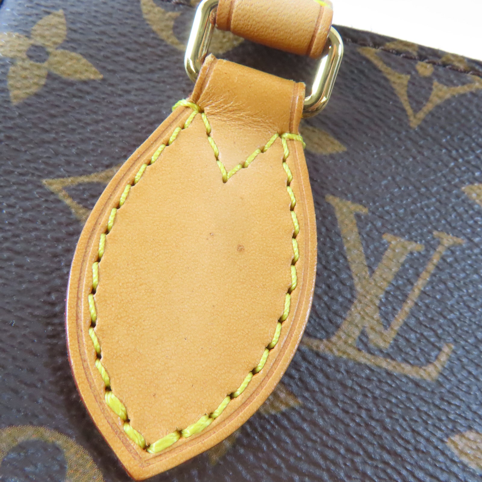 LOUIS VUITTON Monogram Turenne MM金扣手挽肩背兩用袋棕色