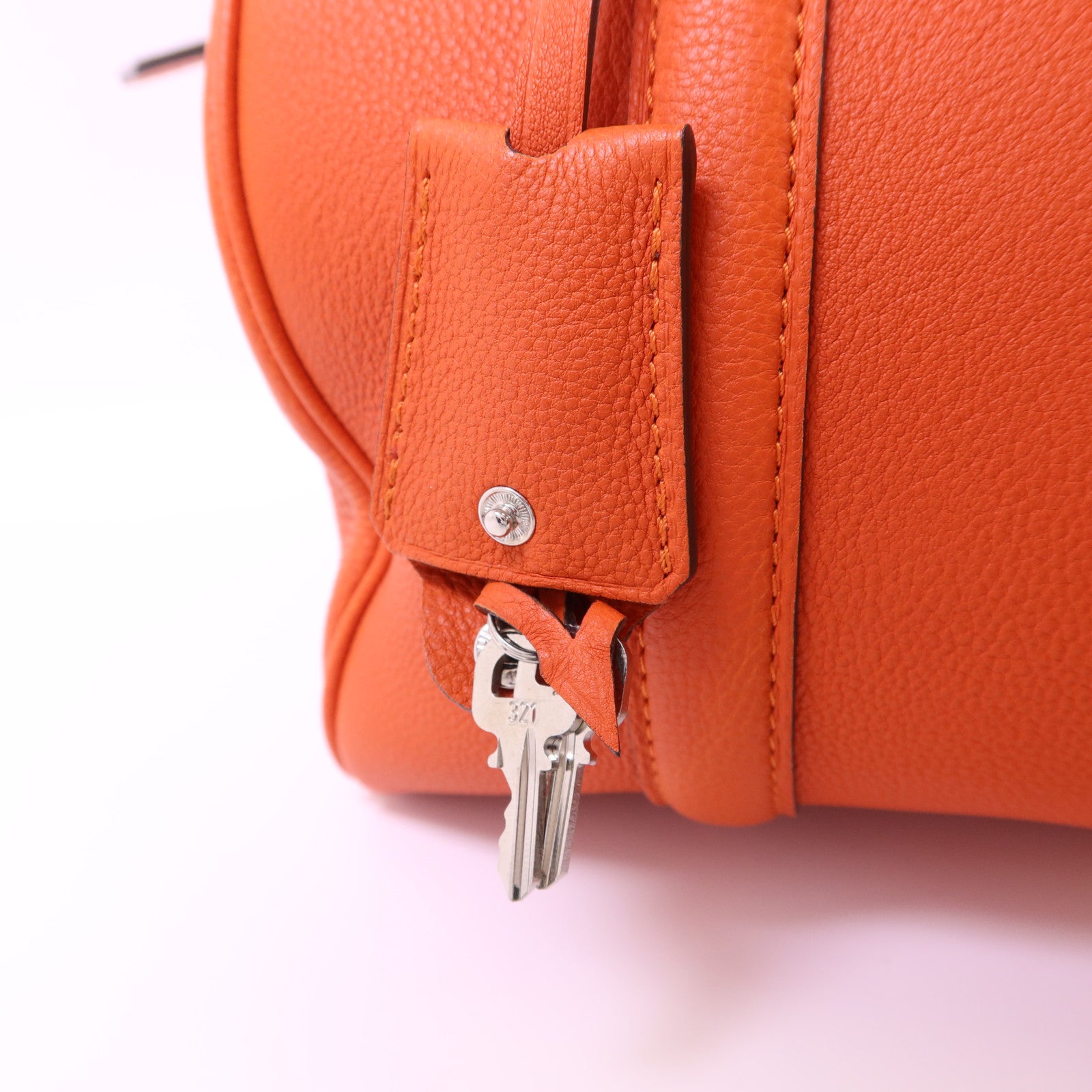 LOUIS VUITTON Cachemire皮革Sofia Coppola BB銀扣手挽肩背兩用袋