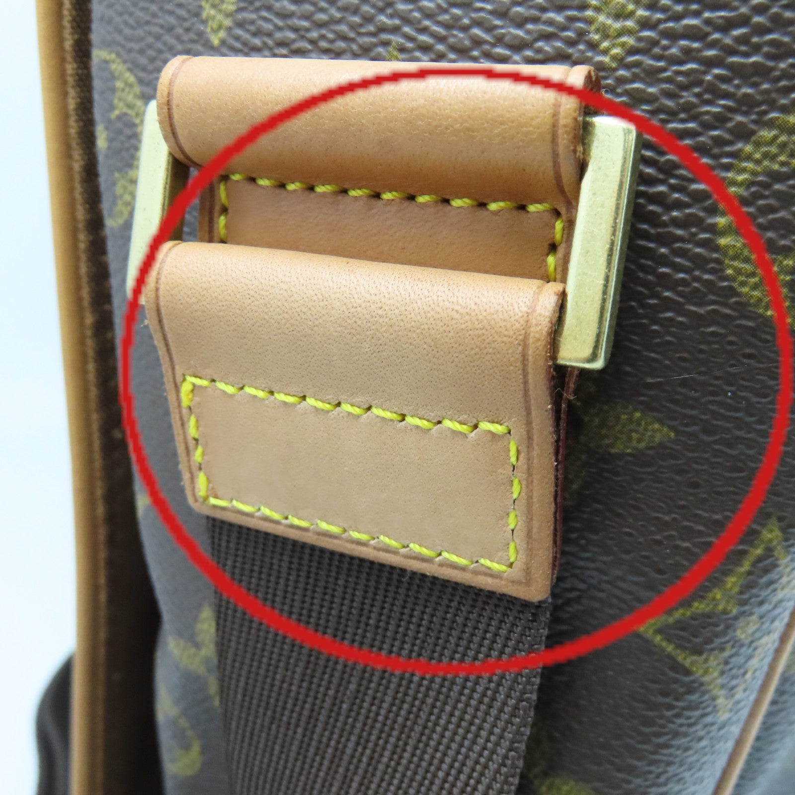 LOUIS VUITTON 【激減優惠】Monogram Abbesses Shoulder Bag金扣肩背袋啡色