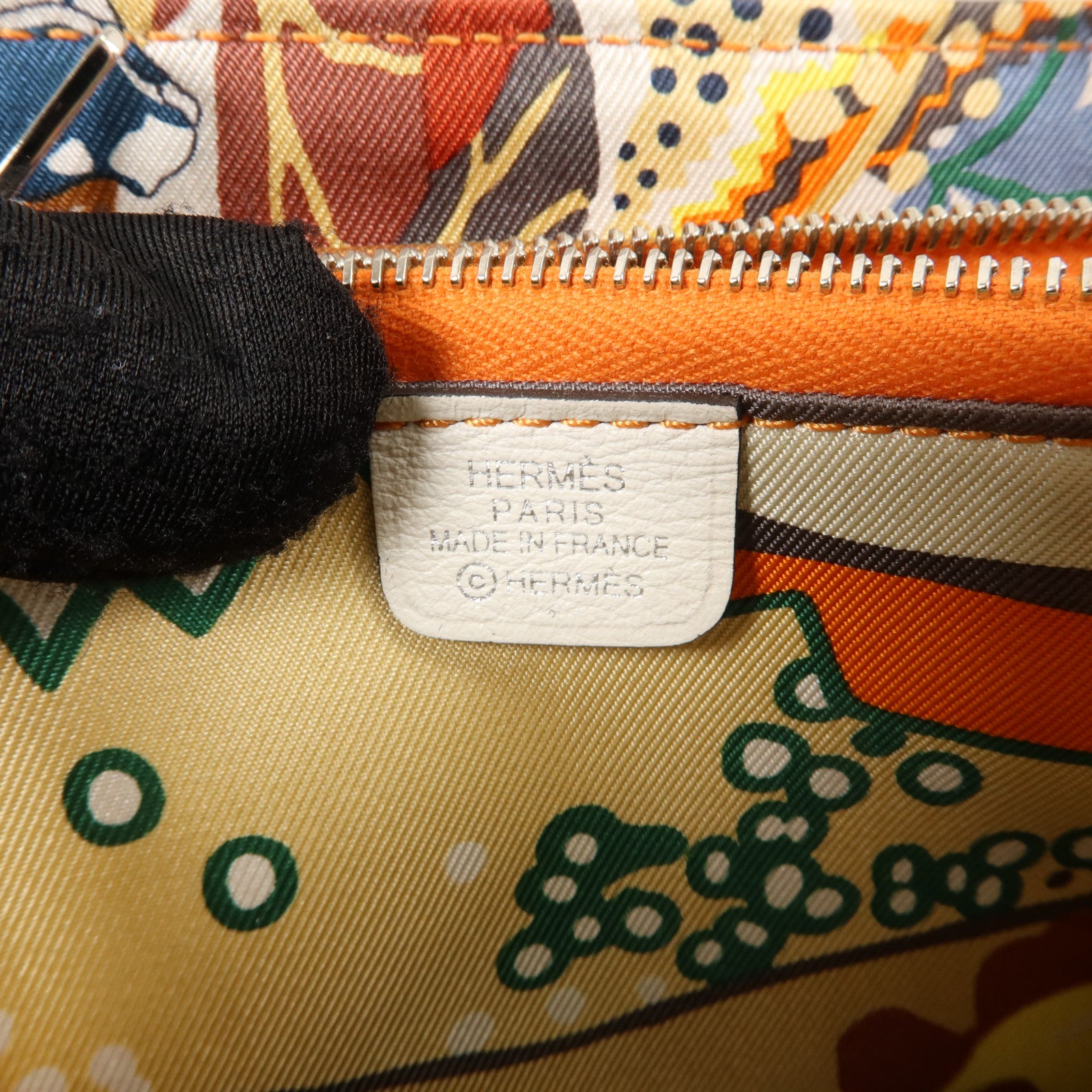 HERMES Evercolor皮革Silk In Compact Wallet錢包Blanc