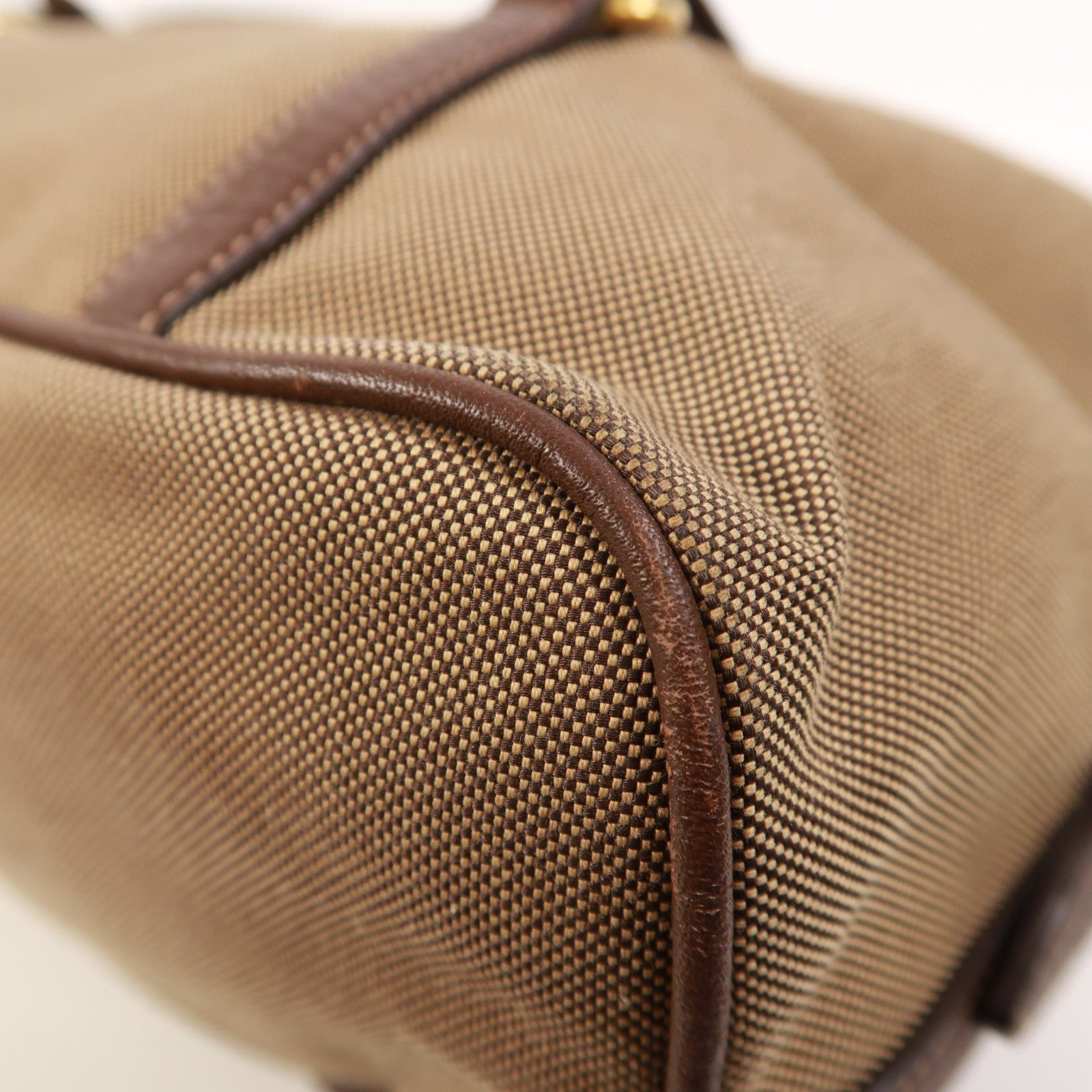 PRADA 帆布Shoulder Bag金扣肩背袋