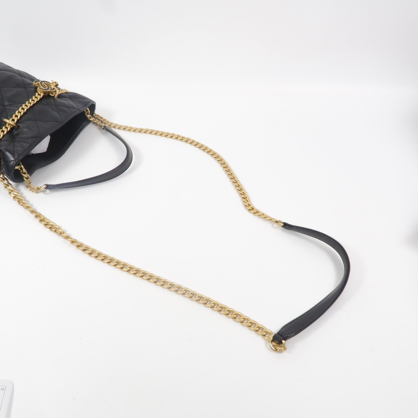 CHANEL 羊皮皮革Bucket Bag手挽肩背兩用袋