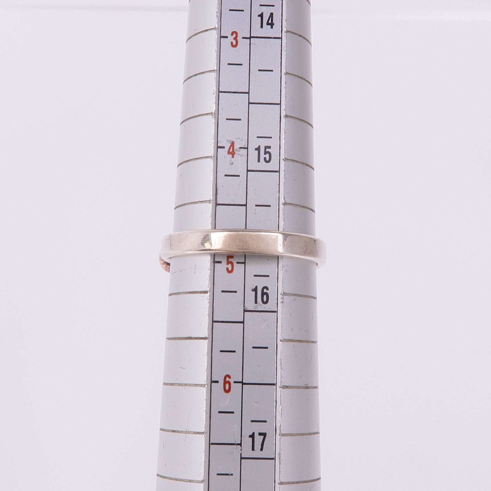 TIFFANY＆CO 18K黃金/925純銀Flatwire Love Knot Ring戒指US#4.75