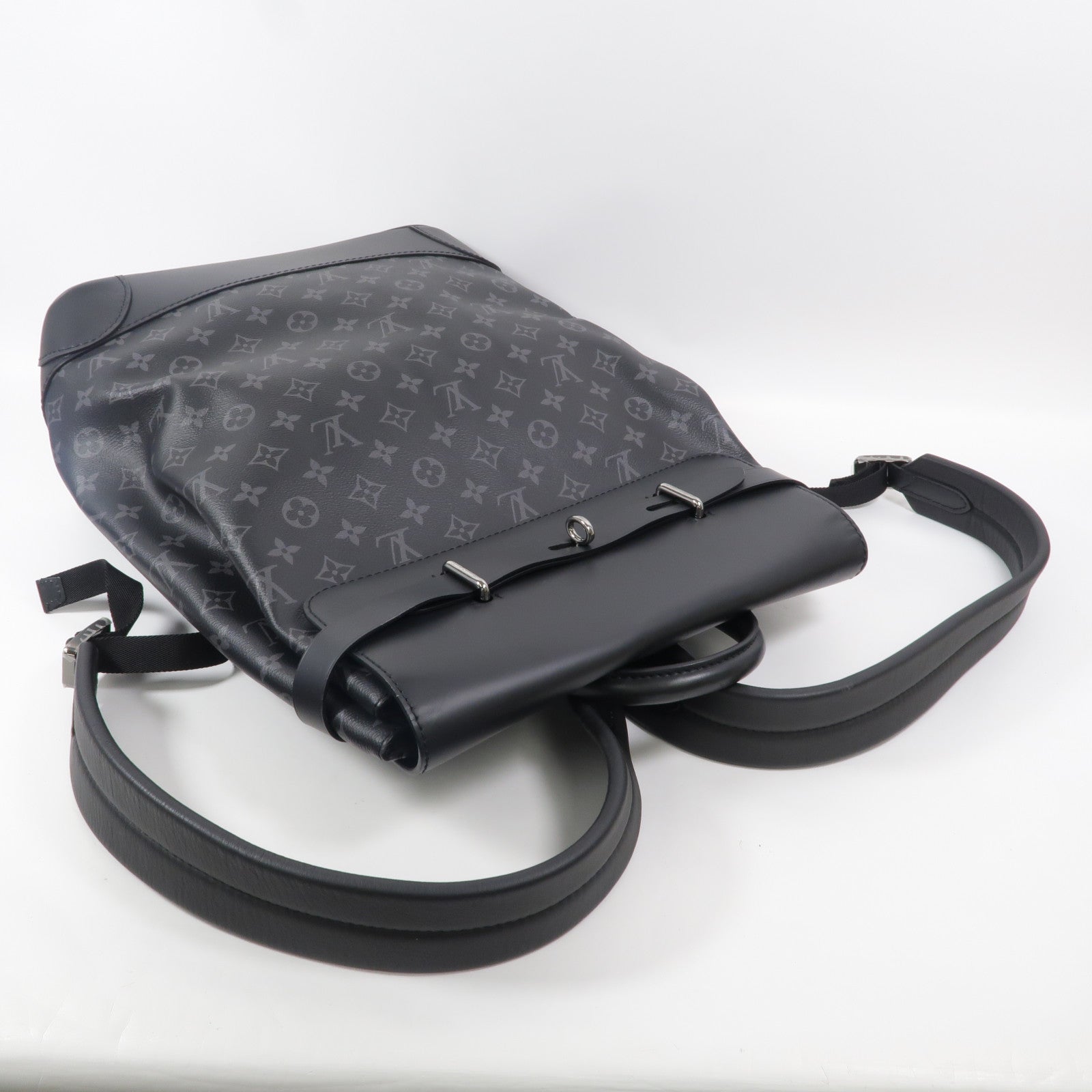 LOUIS VUITTON Monogram Eclipse Steamer背包