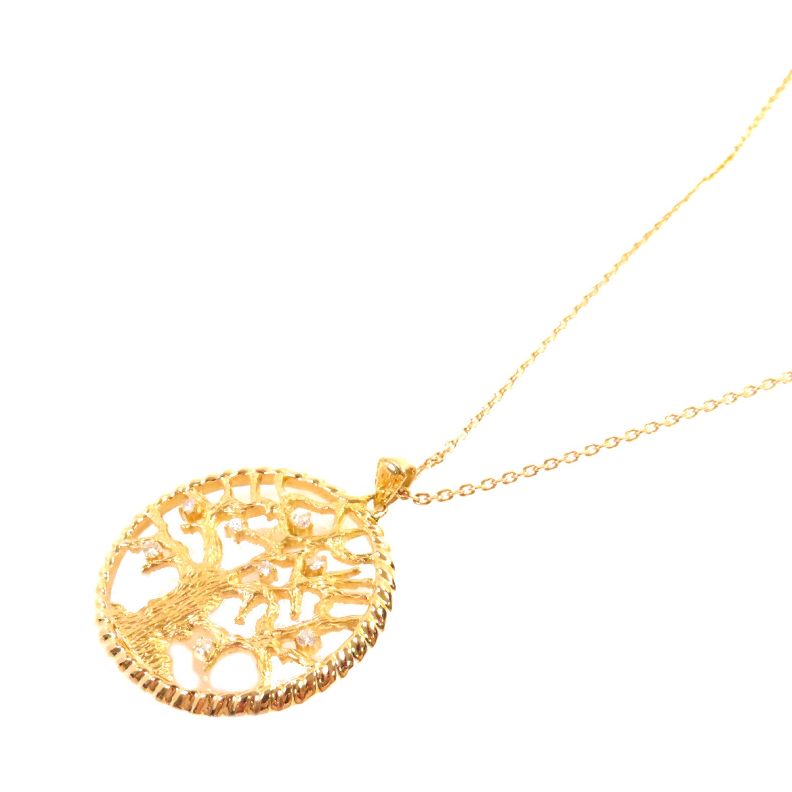 JEWELRY 18K黃金Diamond Necklace鑽石項鍊