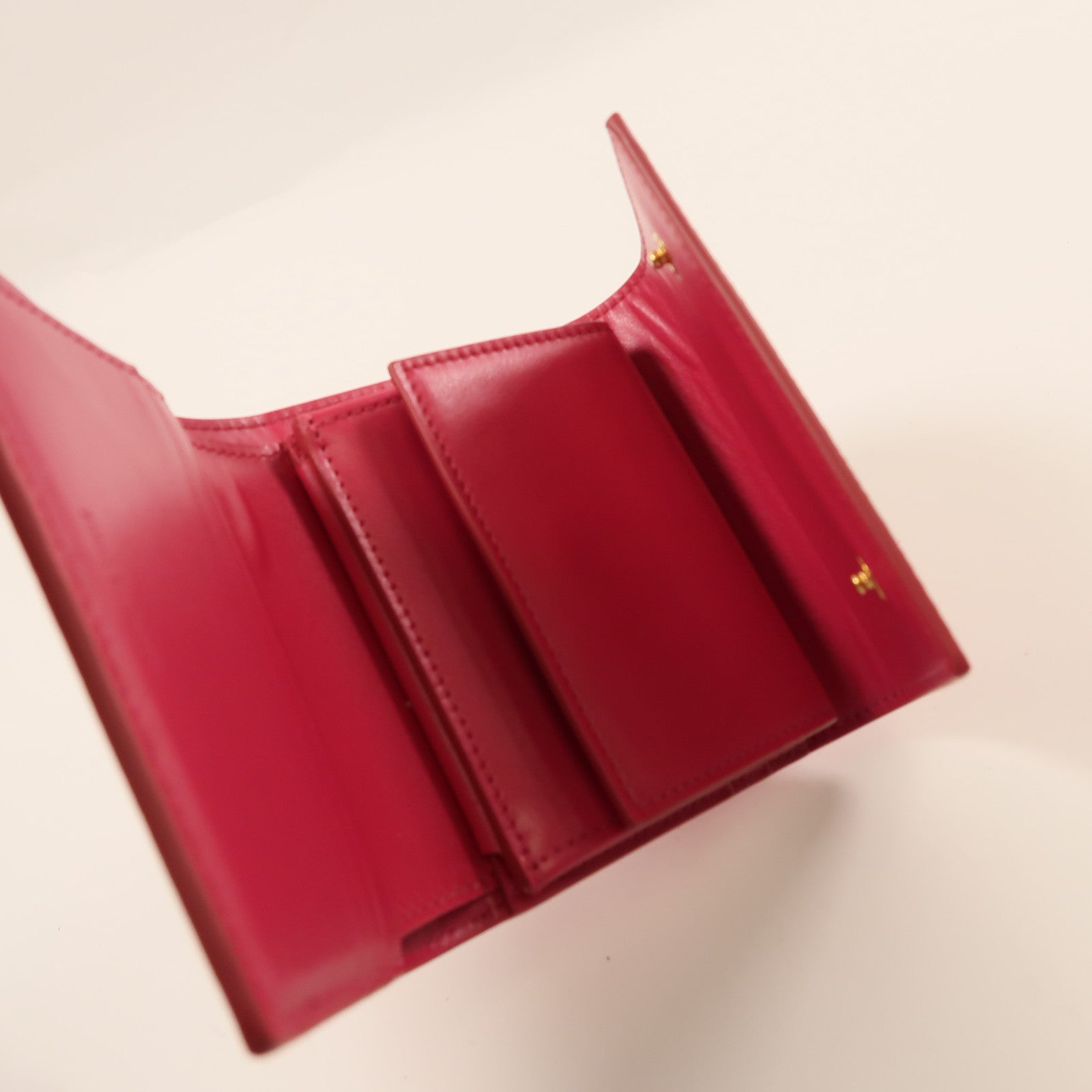CELINE 牛皮皮革Wallet錢包粉紅色