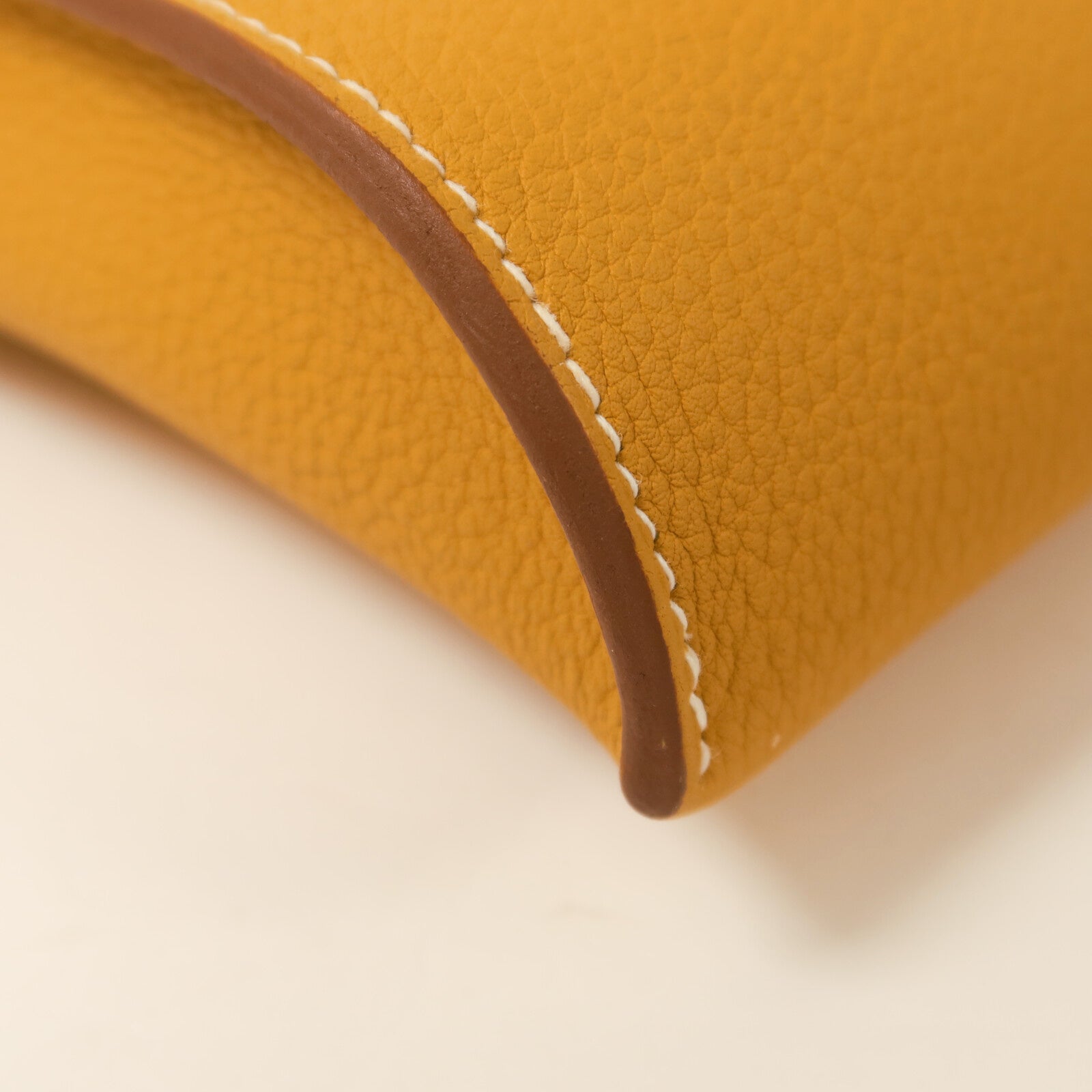 HERMES Togo皮革Videpoches Bag肩背袋Biscuit