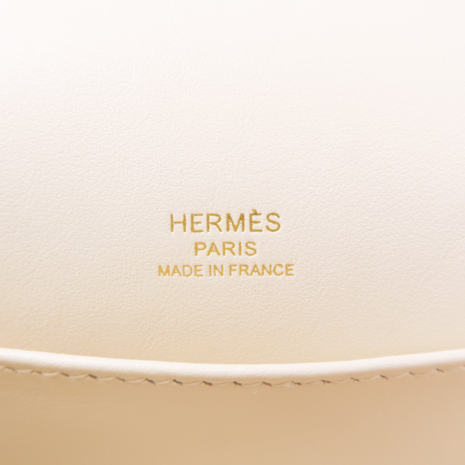 HERMES Chevre皮革Geta金扣肩背袋Nata