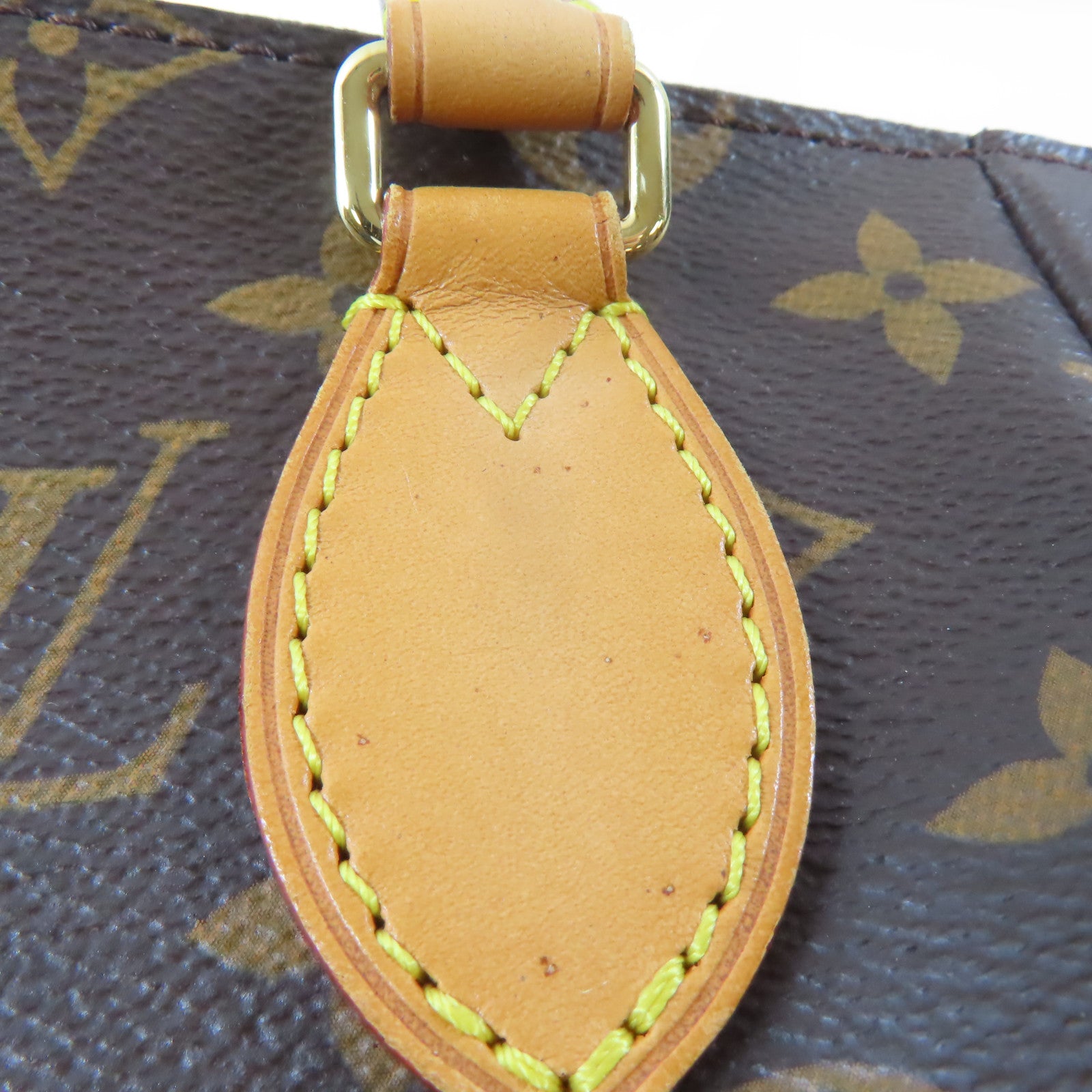 LOUIS VUITTON Monogram Turenne MM金扣手挽肩背兩用袋棕色