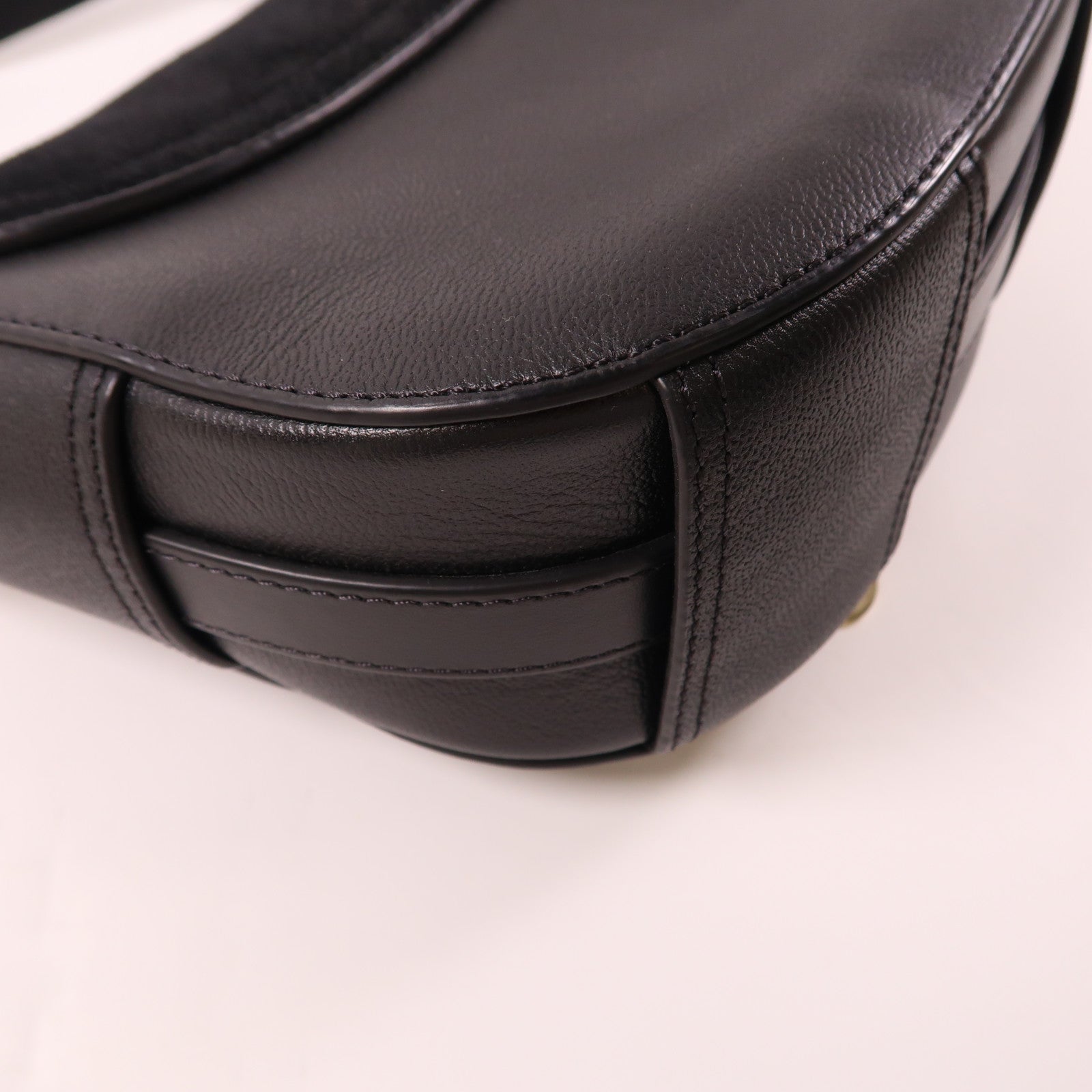 SEE BY CHLOE 牛皮皮革Shoulder Bag銀扣/金扣手挽肩背兩用袋黑色