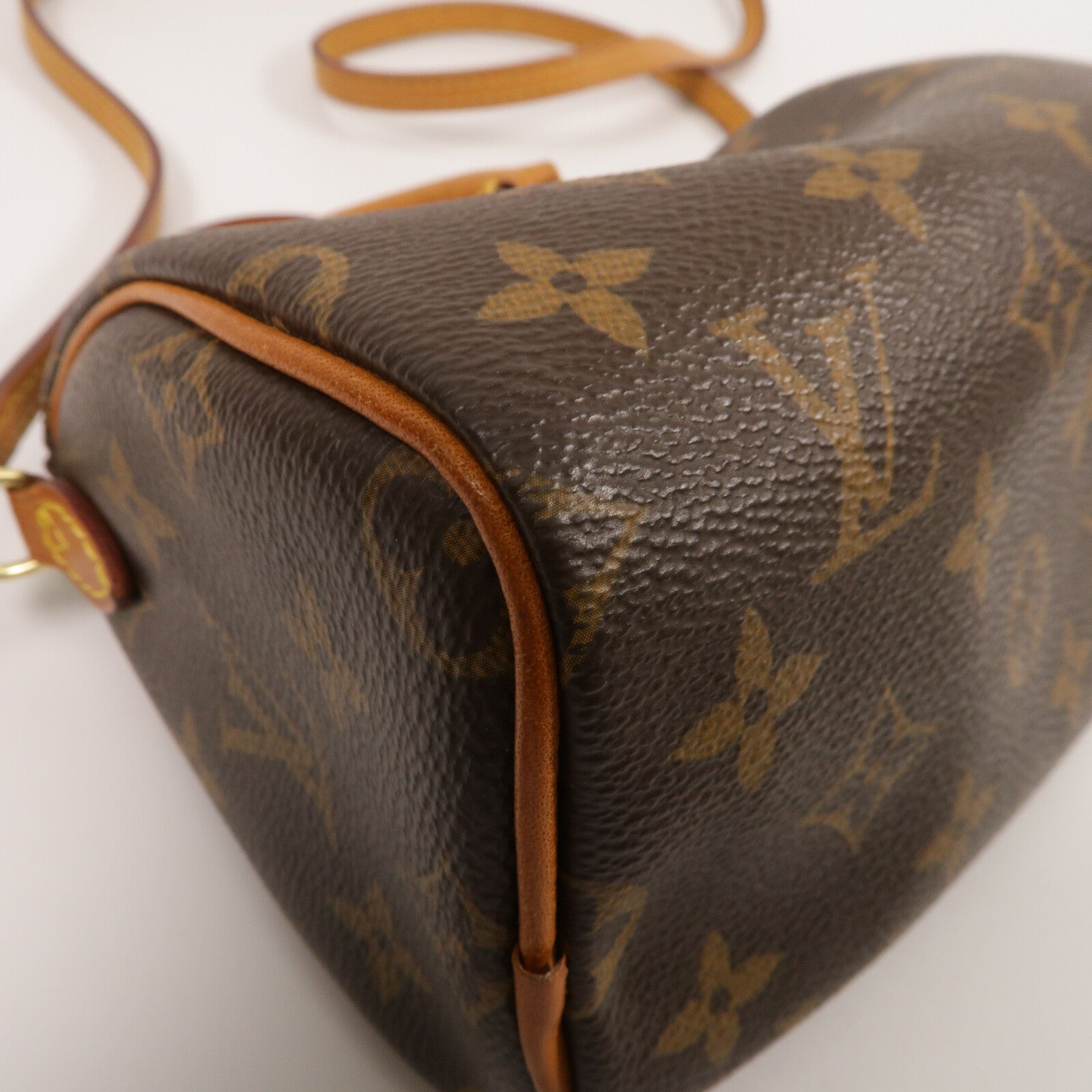 LOUIS VUITTON Monogram Nano Speedy手挽肩背兩用袋