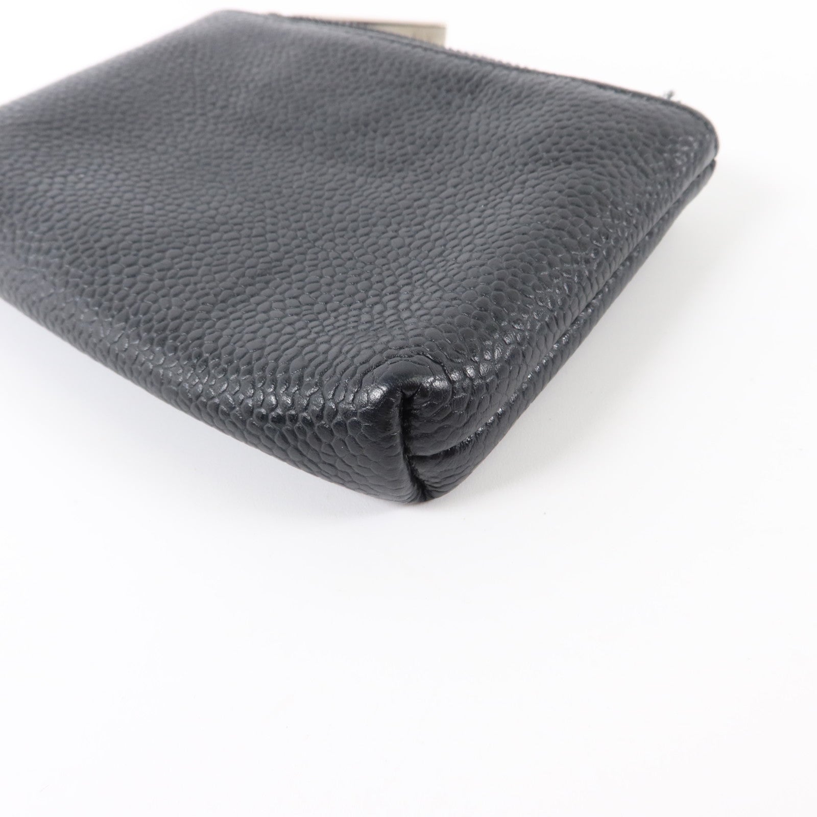 CHANEL 牛皮皮革Timeless CC Key Pouch/Coin Case銀扣鎖匙包/零錢包