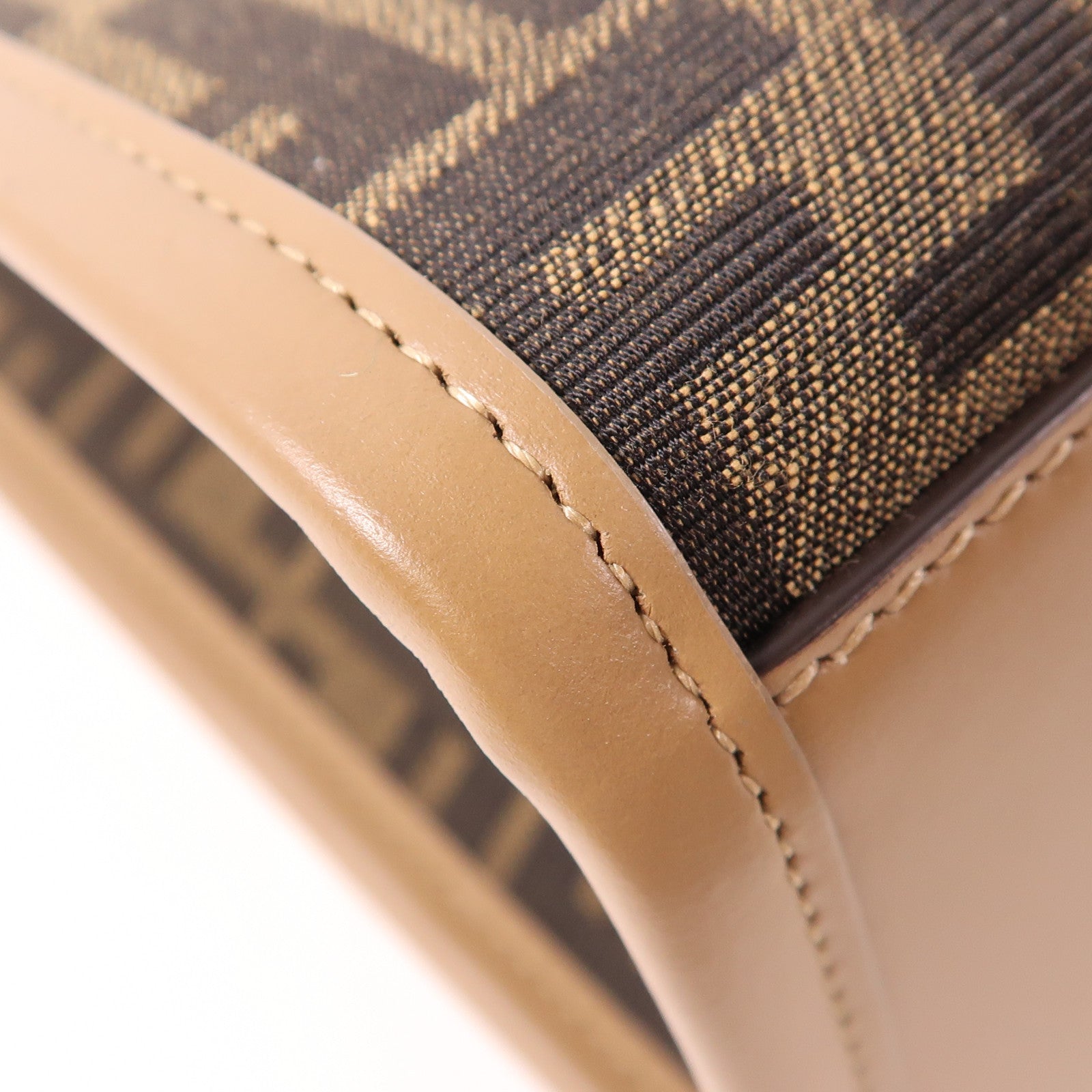 FENDI 帆布Sunshine Small金扣手挽肩背兩用袋