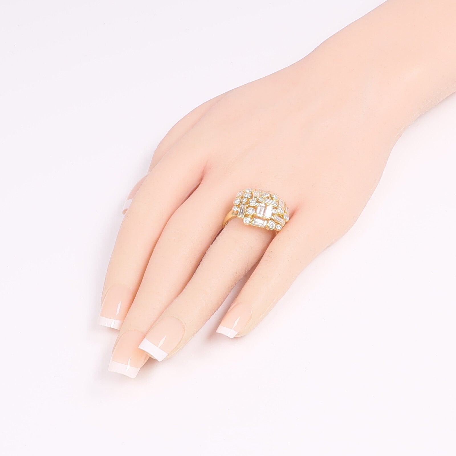 JEWELRY 【激減優惠】18K黃金Diamond Ring鑽石戒指US#9.5