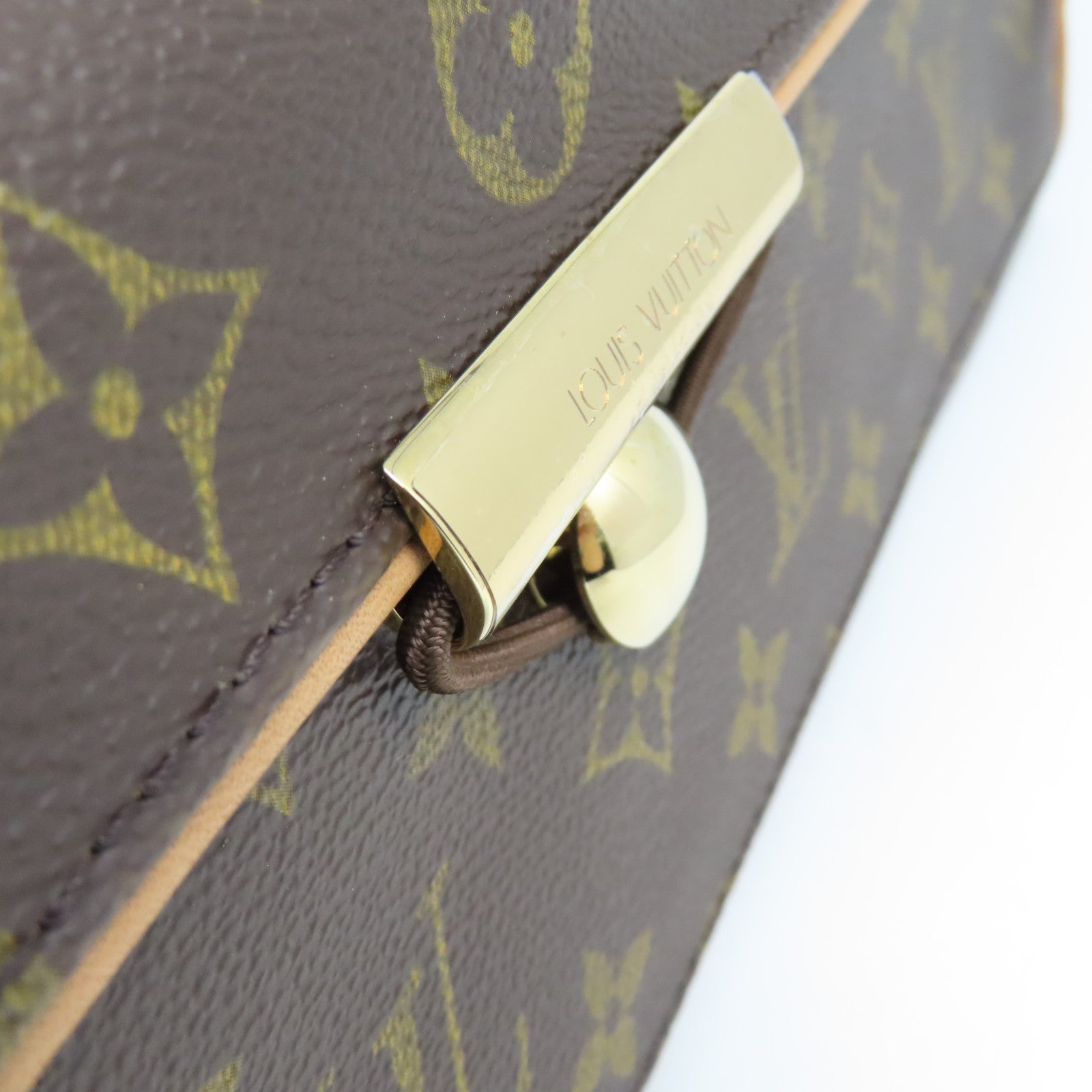 LOUIS VUITTON 【激減優惠】Monogram Abbesses Shoulder Bag金扣肩背袋啡色