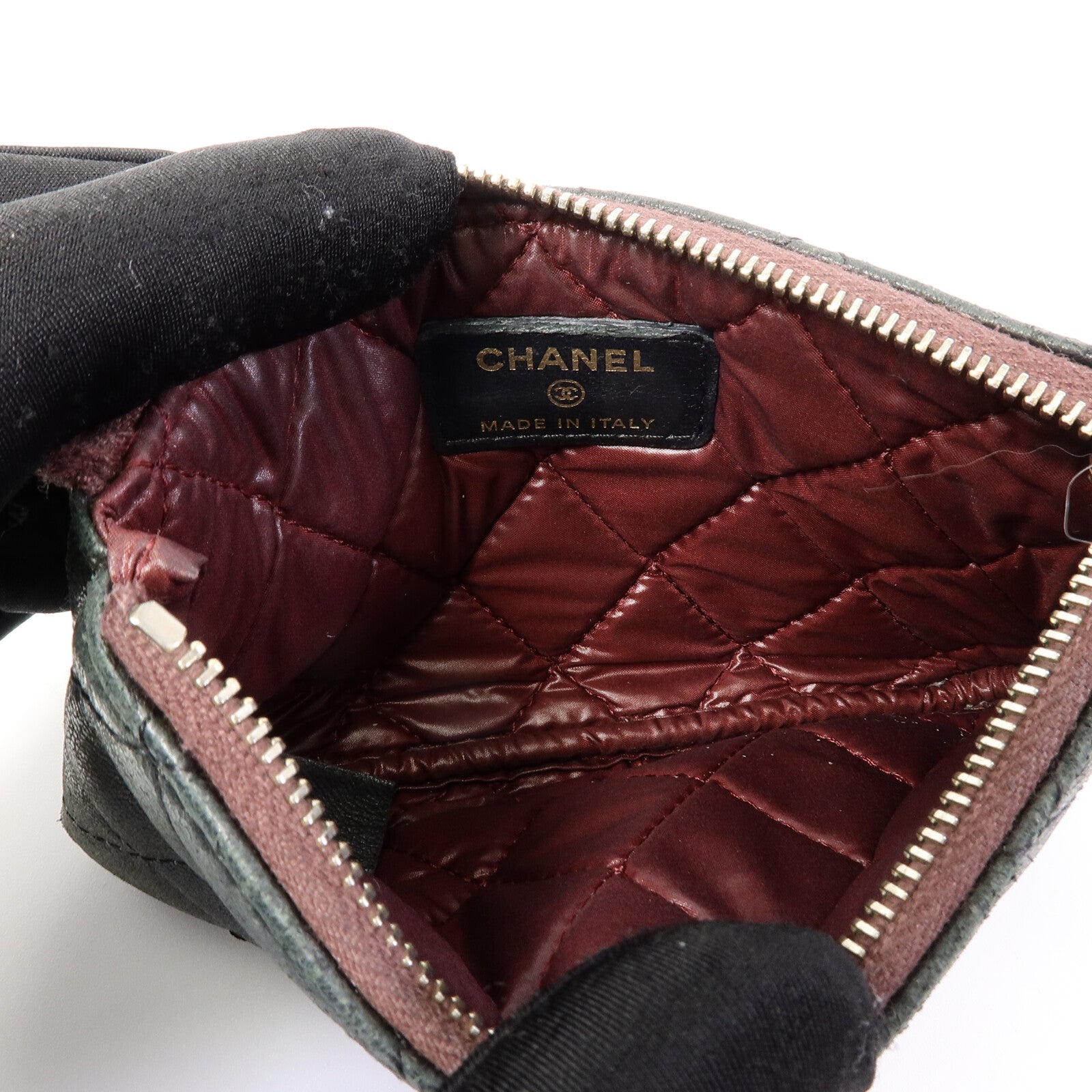 CHANEL 羊皮皮革Pouch Wallet錢包