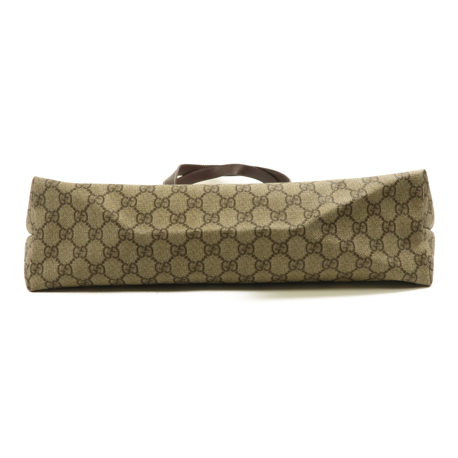 GUCCI 塗層帆布Shoulder Tote銀扣肩背袋/手挽袋