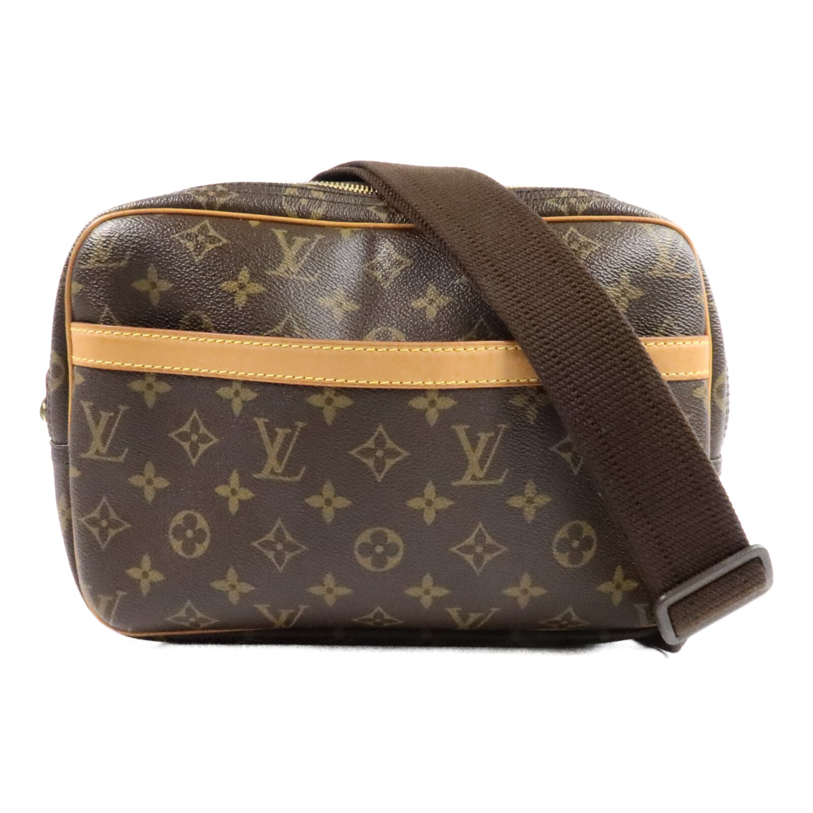 LOUIS VUITTON Monogram Reporter PM肩背袋