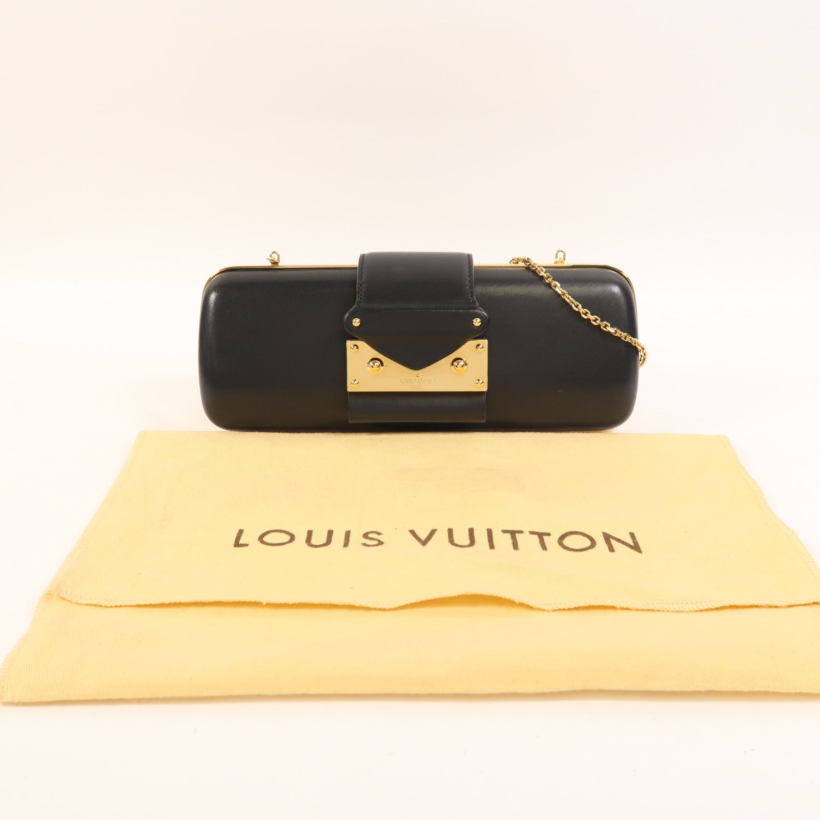 LOUIS VUITTON 【激減優惠】牛皮皮革Chain Shoulder金扣鏈帶肩背袋