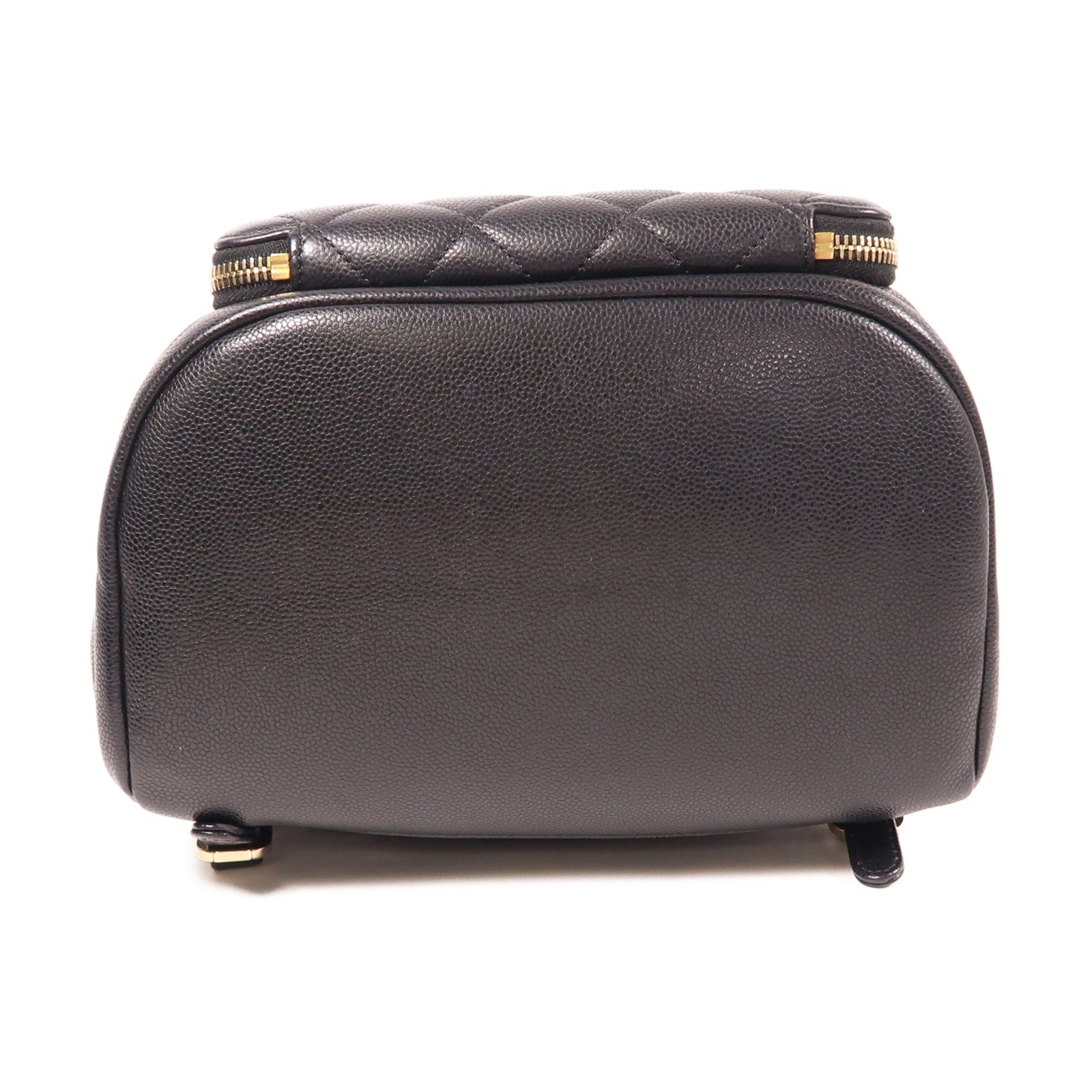 CHANEL 牛皮皮革Backpack金扣背包