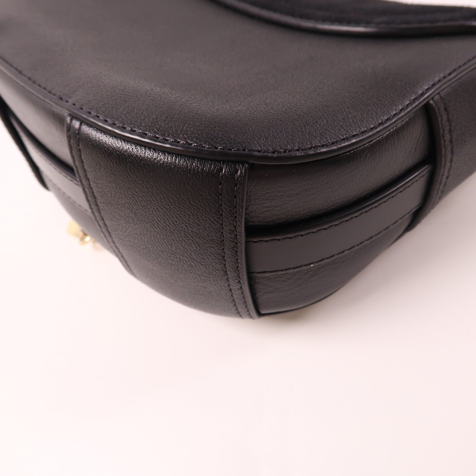 SEE BY CHLOE 牛皮皮革Shoulder Bag銀扣/金扣手挽肩背兩用袋黑色