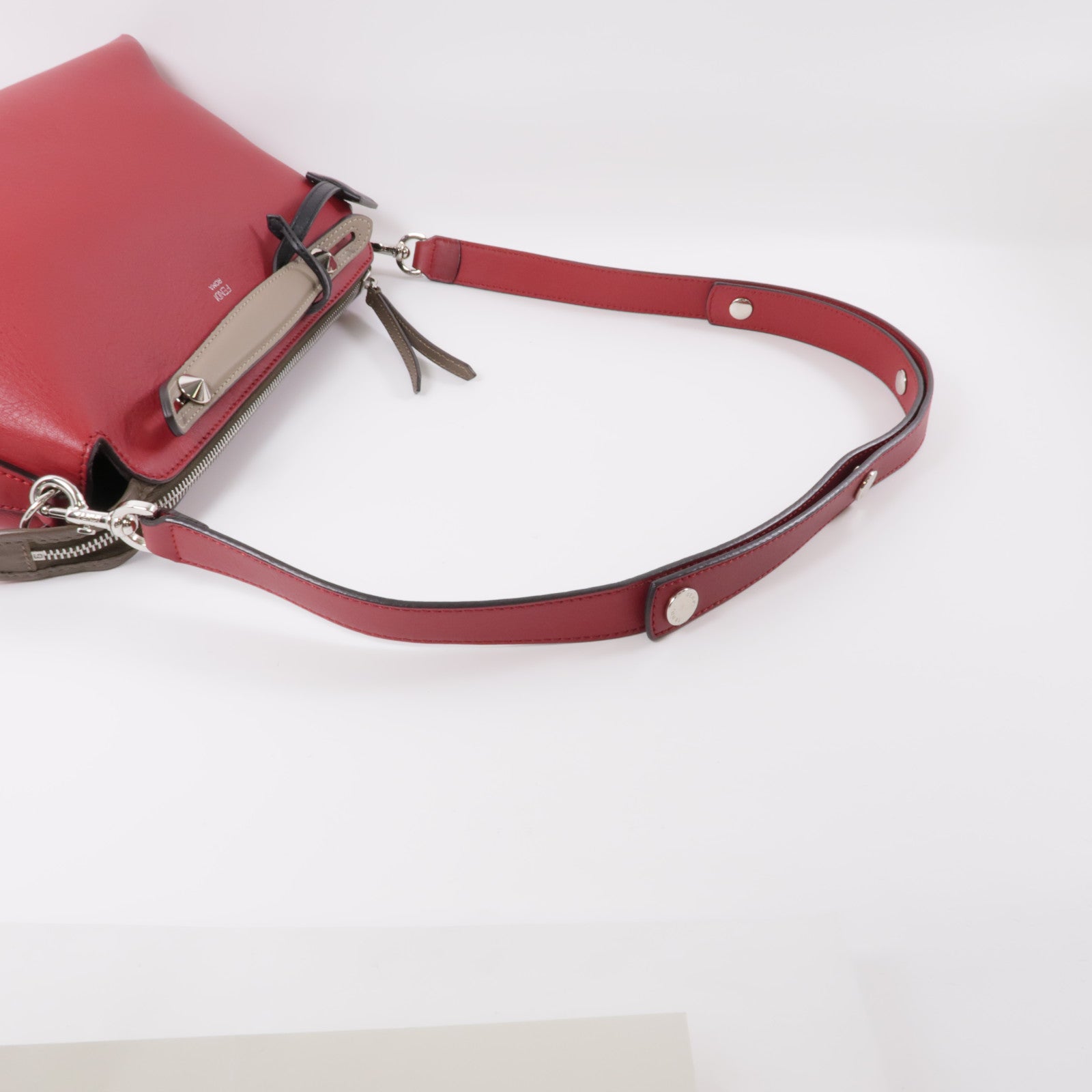 FENDI SHW By The Way 2 Way Shoulder Bag Handbag 8BL124-5QJ Calfskin Leather