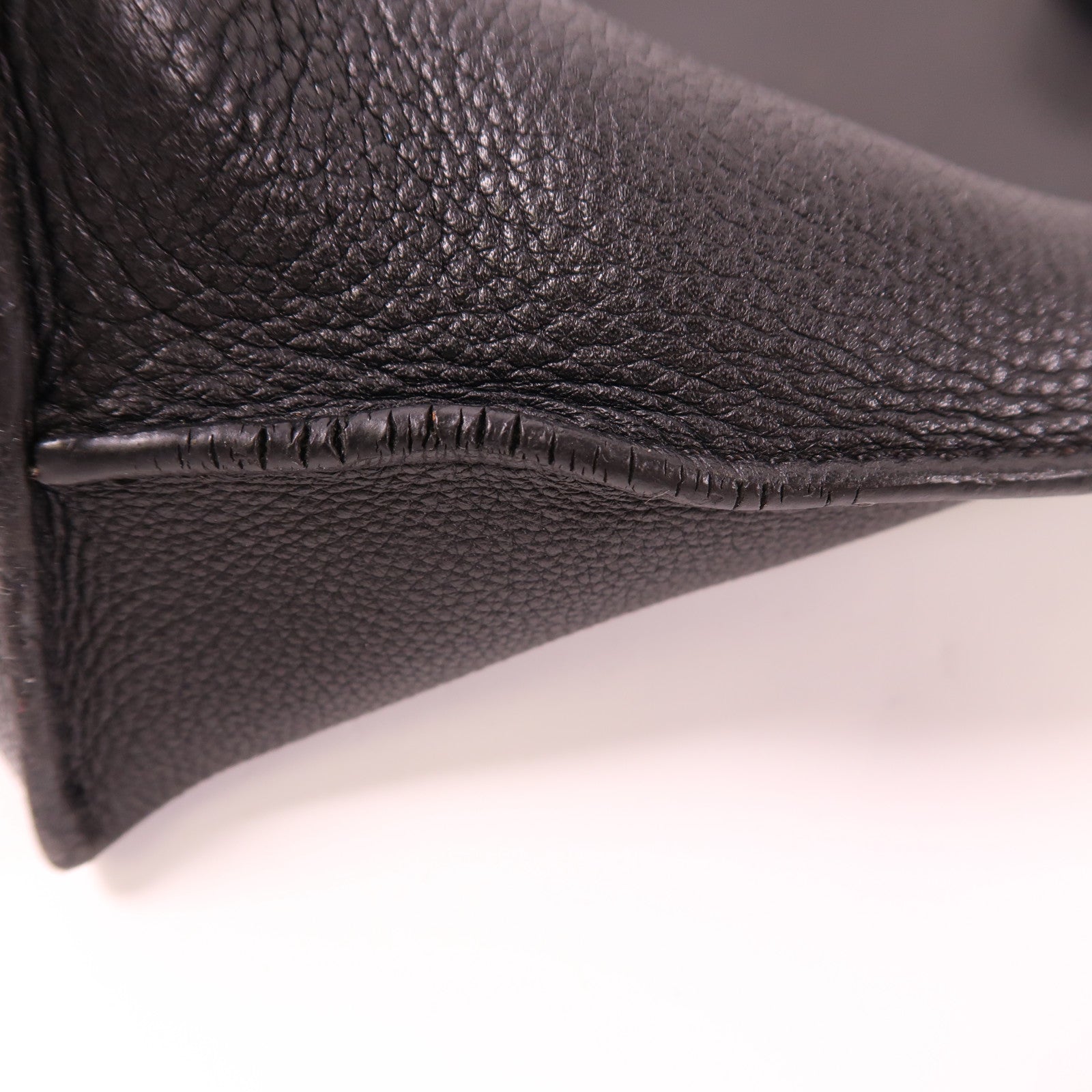 LOEWE SHW Shoulder Bag Calfskin Leather Black