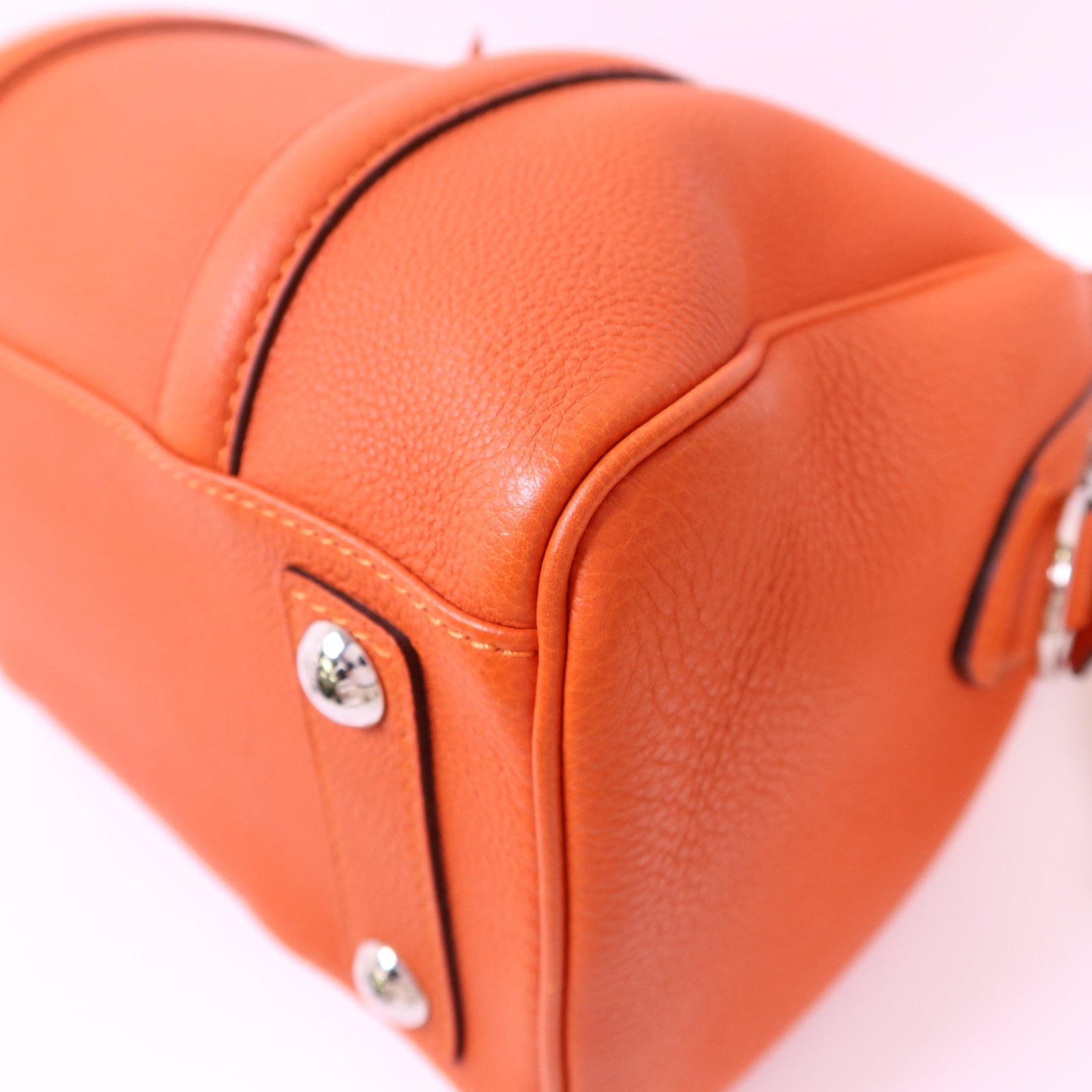 LOUIS VUITTON Cachemire皮革Sofia Coppola BB銀扣手挽肩背兩用袋