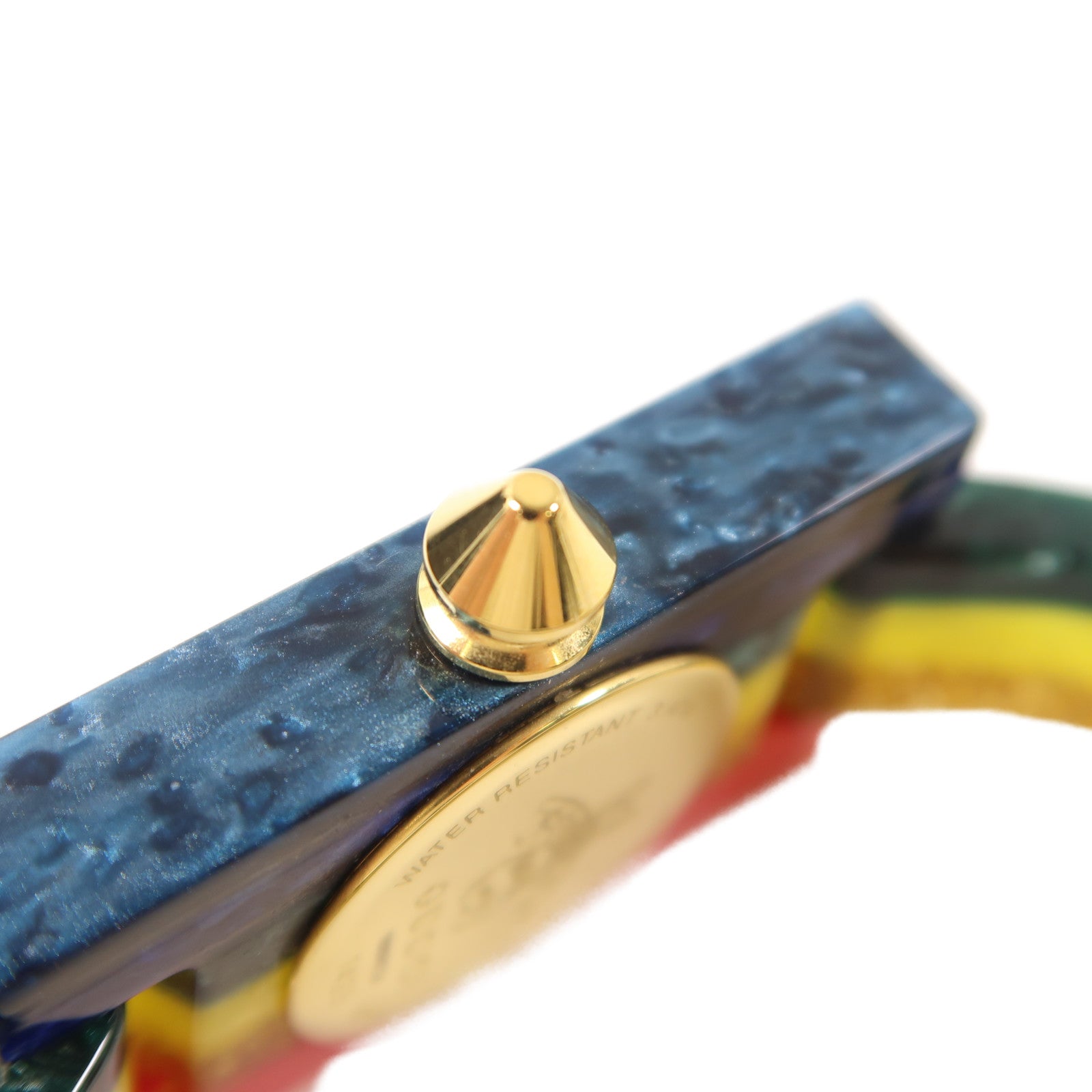 GUCCI Plexi Watch PVC手錶石英機芯彩色
