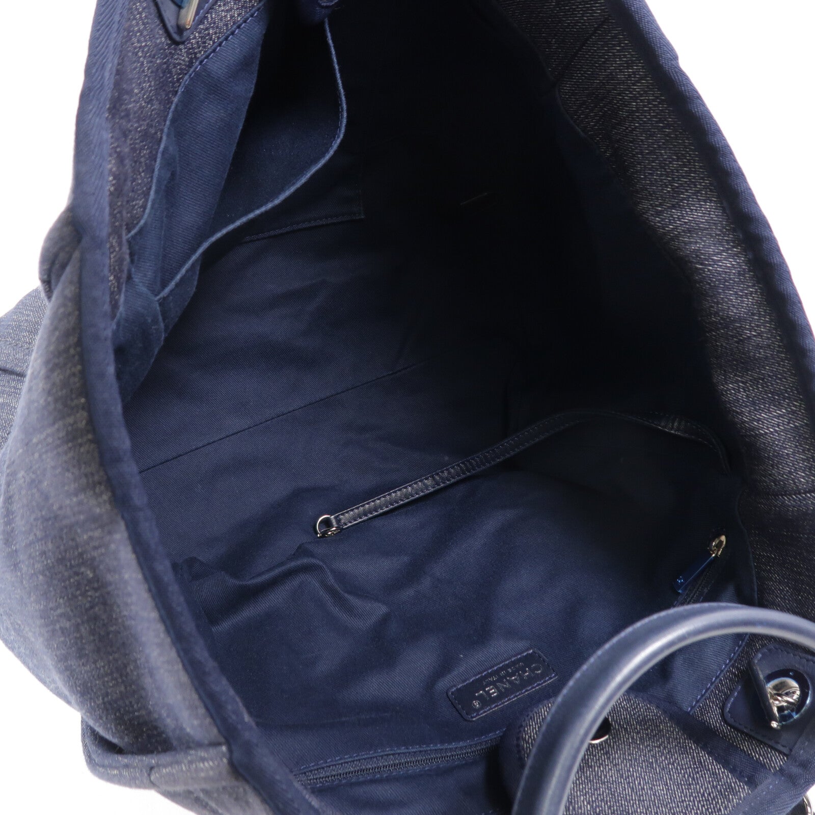 CHANEL 帆布Deauville Tote Bag手挽肩背兩用袋