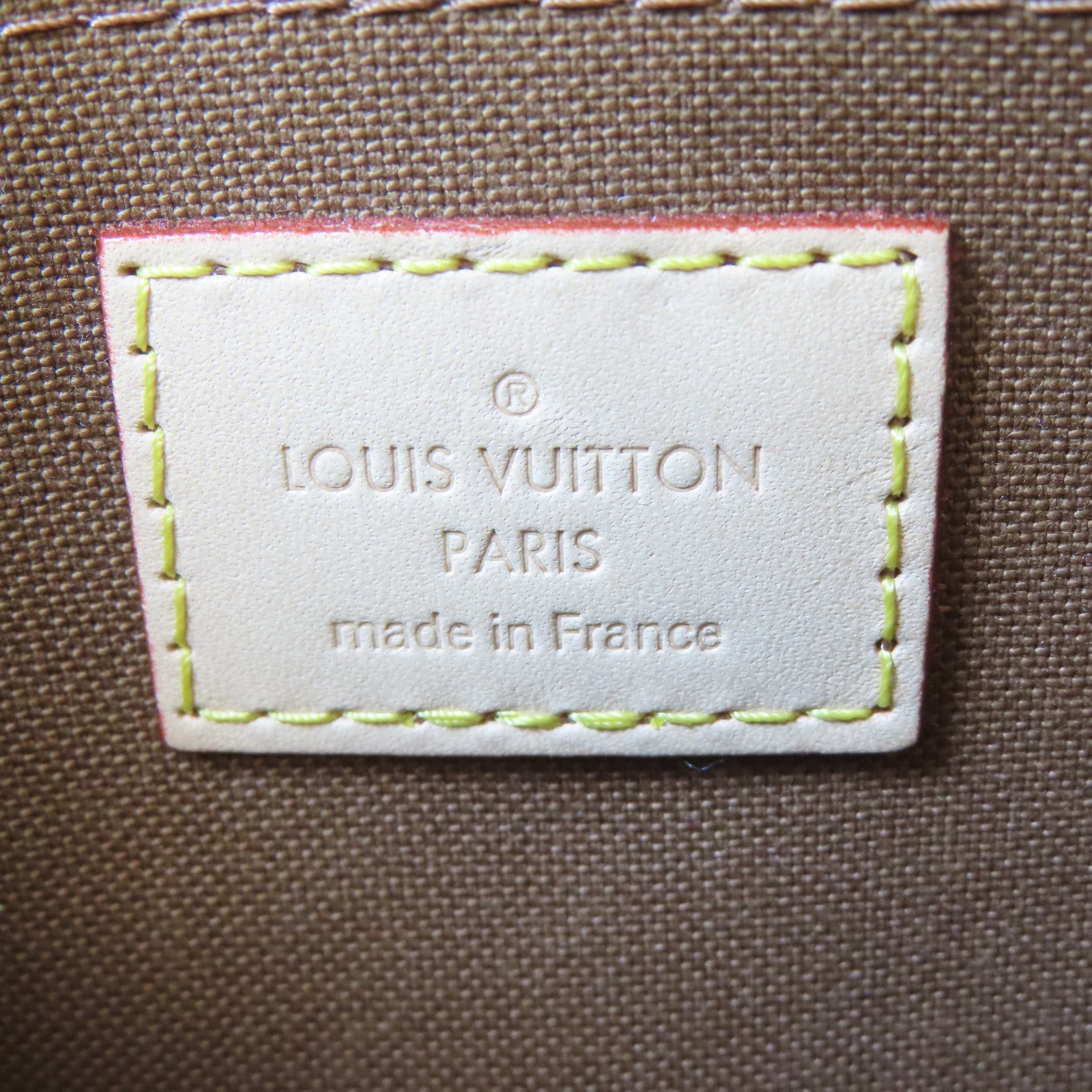 LOUIS VUITTON Monogram Multi Pochette Accessories金扣肩背袋綠色/啡色